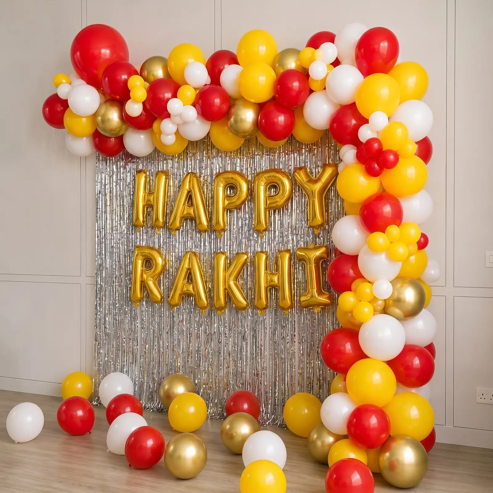 Balloon Arch Decor for Rakhi Celebration — photo 2