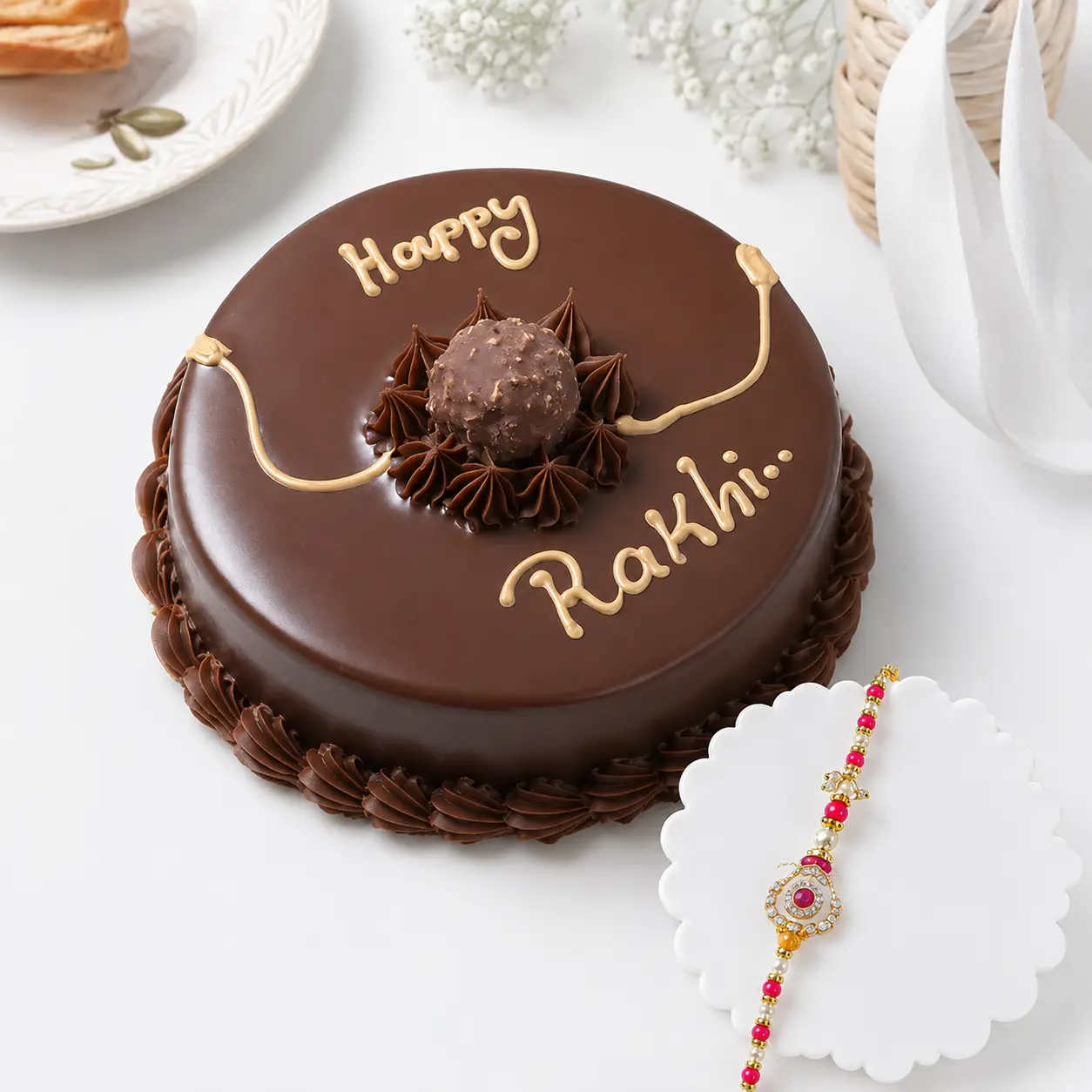Rakhi & Cake Gift Combo