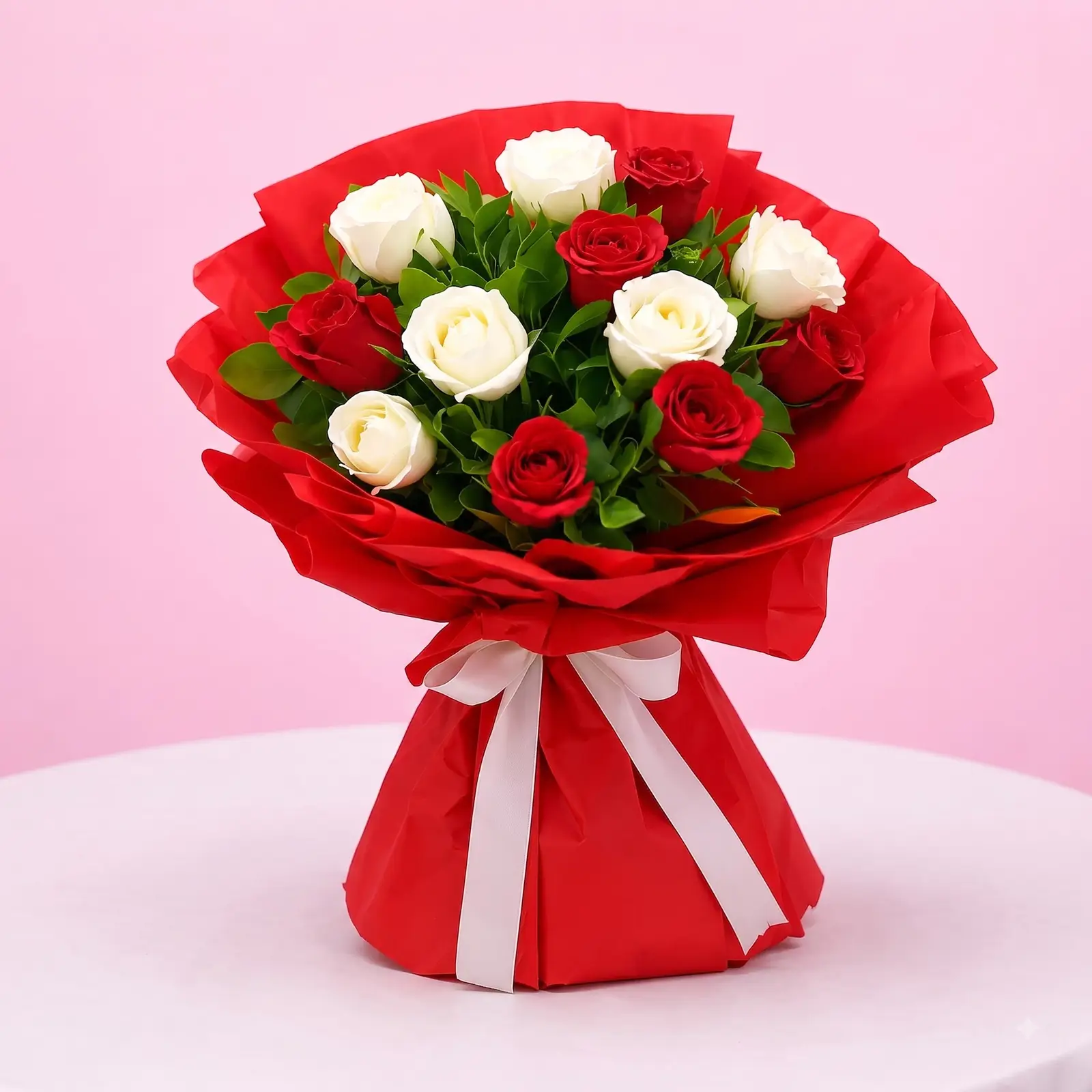 Rakhi Gift Combo with Chocolate and Flowers — photo 2