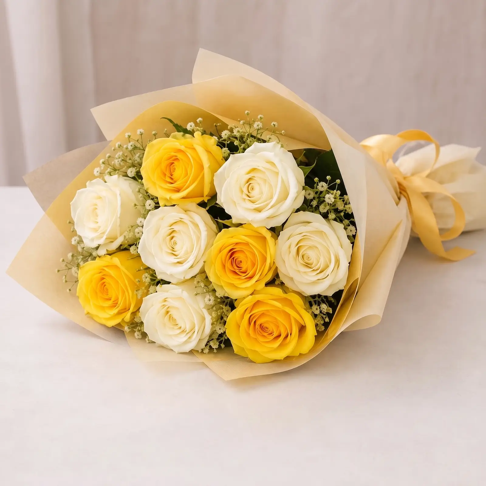 Rakhi & Mixed Flower Bouquet Combo — photo 2