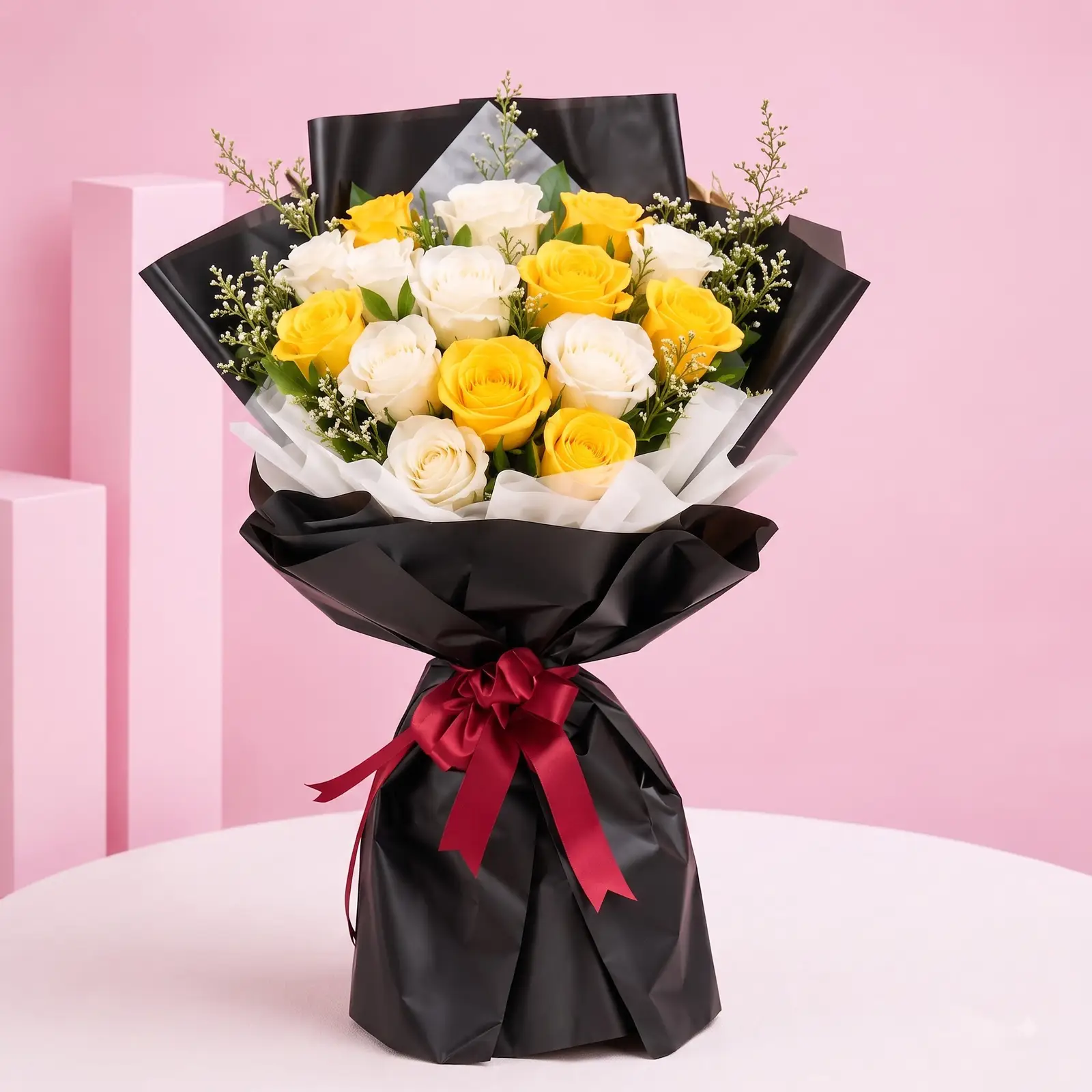 Rakhi Rose Bouquet & Chocolate Gift Hamper — photo 2