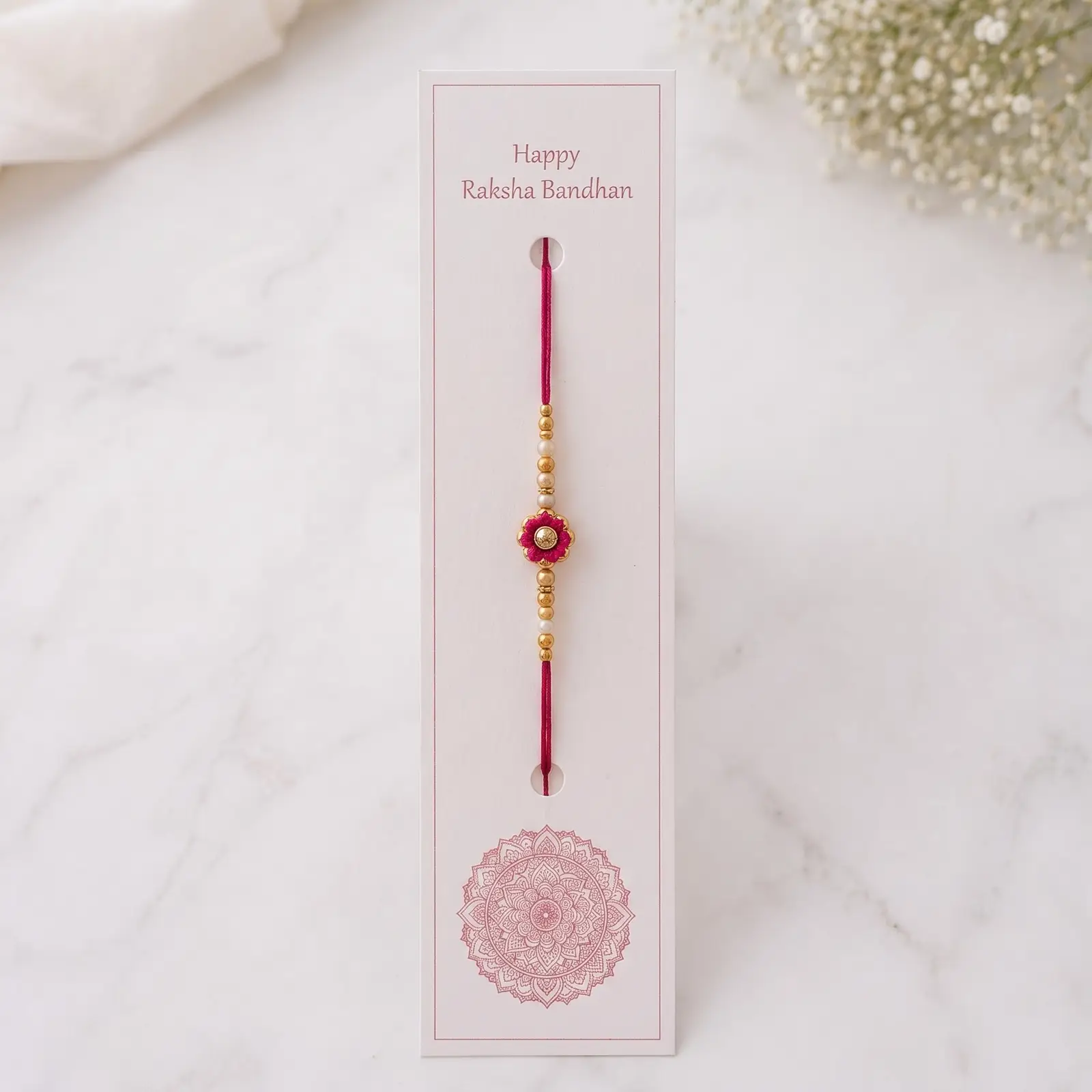 Raksha Bandhan Flower Bouquet & Rakhi Combo — photo 3