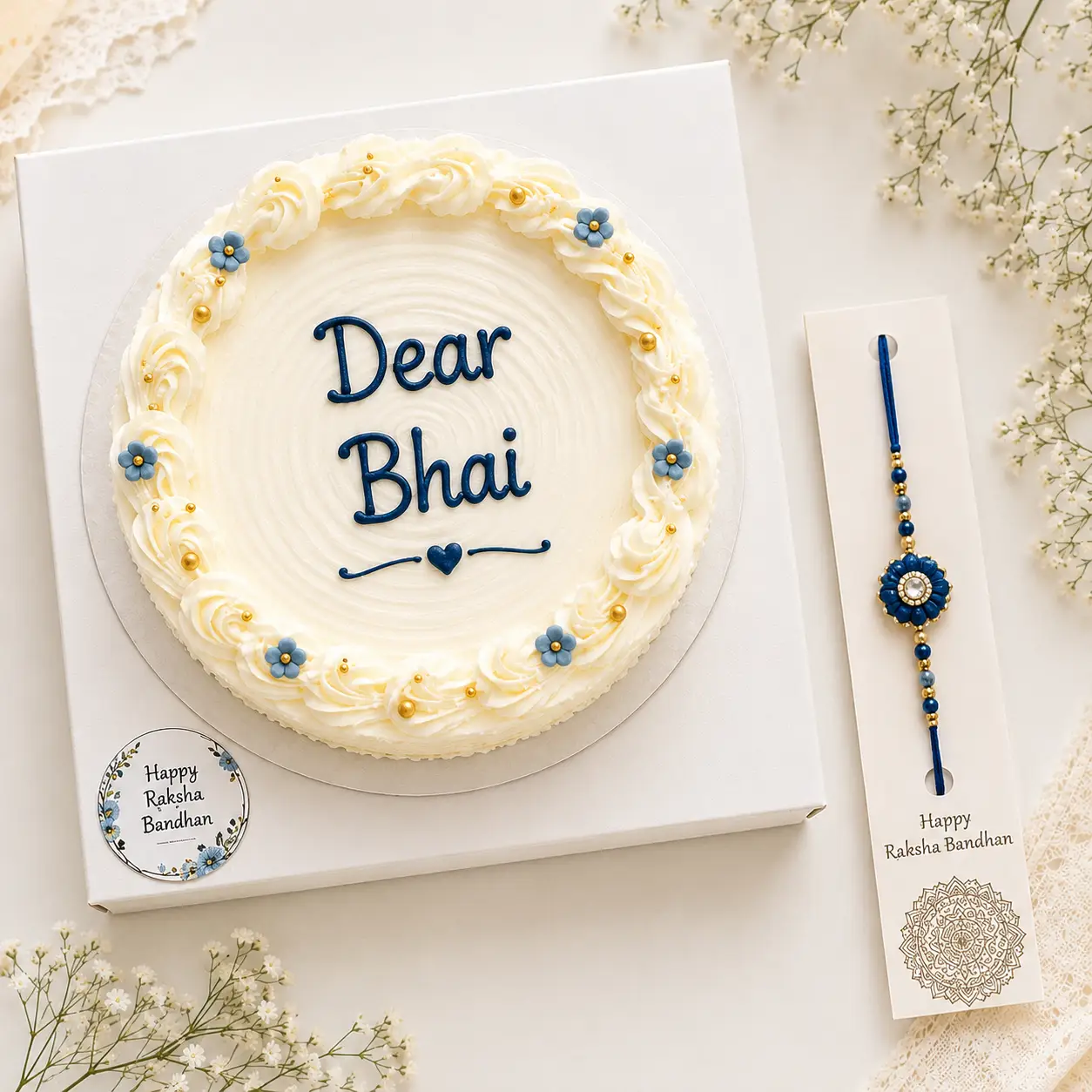 Special Rakhi & Cake Combo for Brother