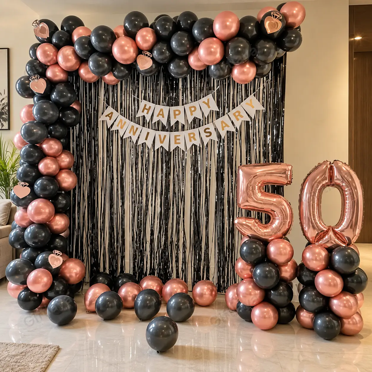 Anniversary Arch Backdrop