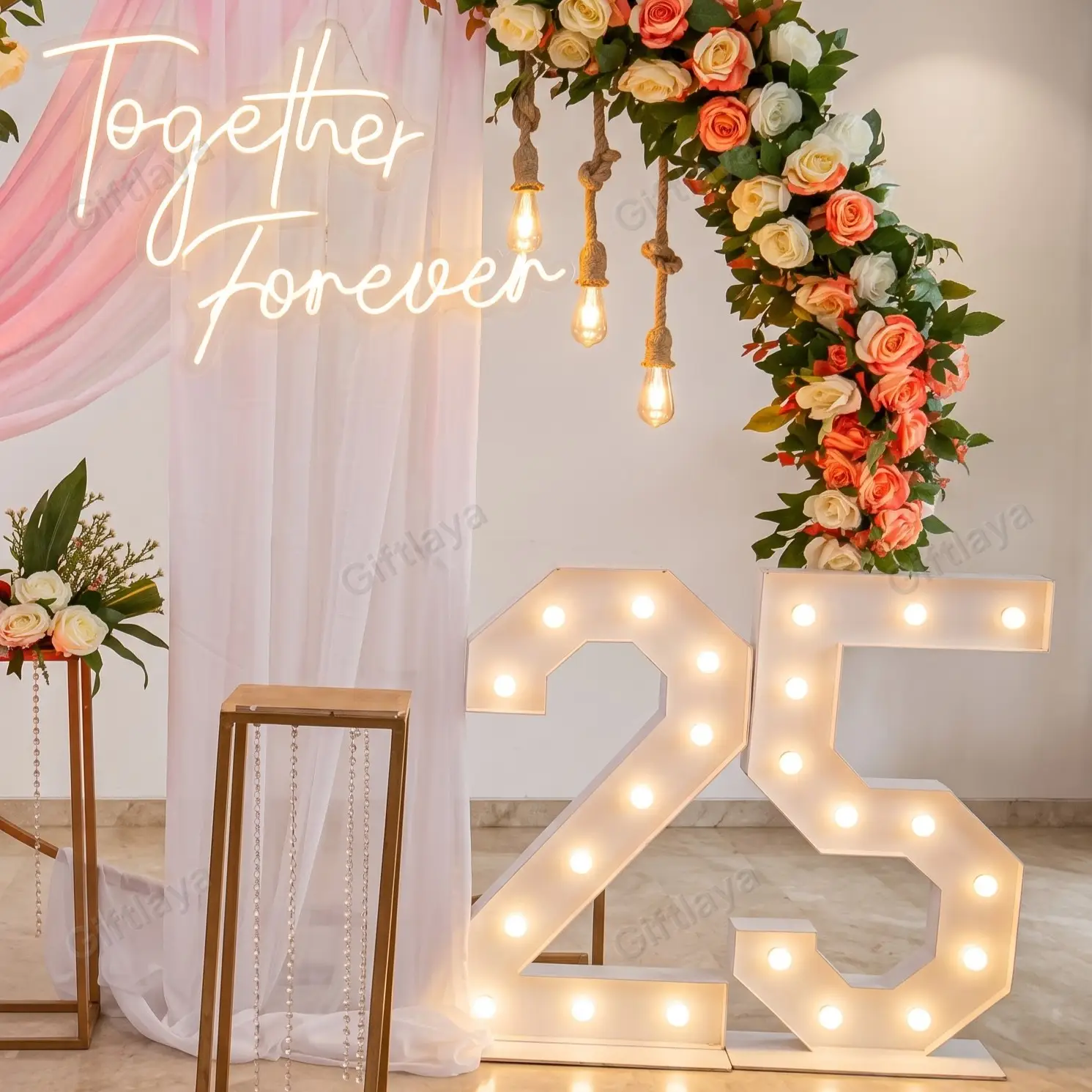 Anniversary Flower Backdrop — photo 2