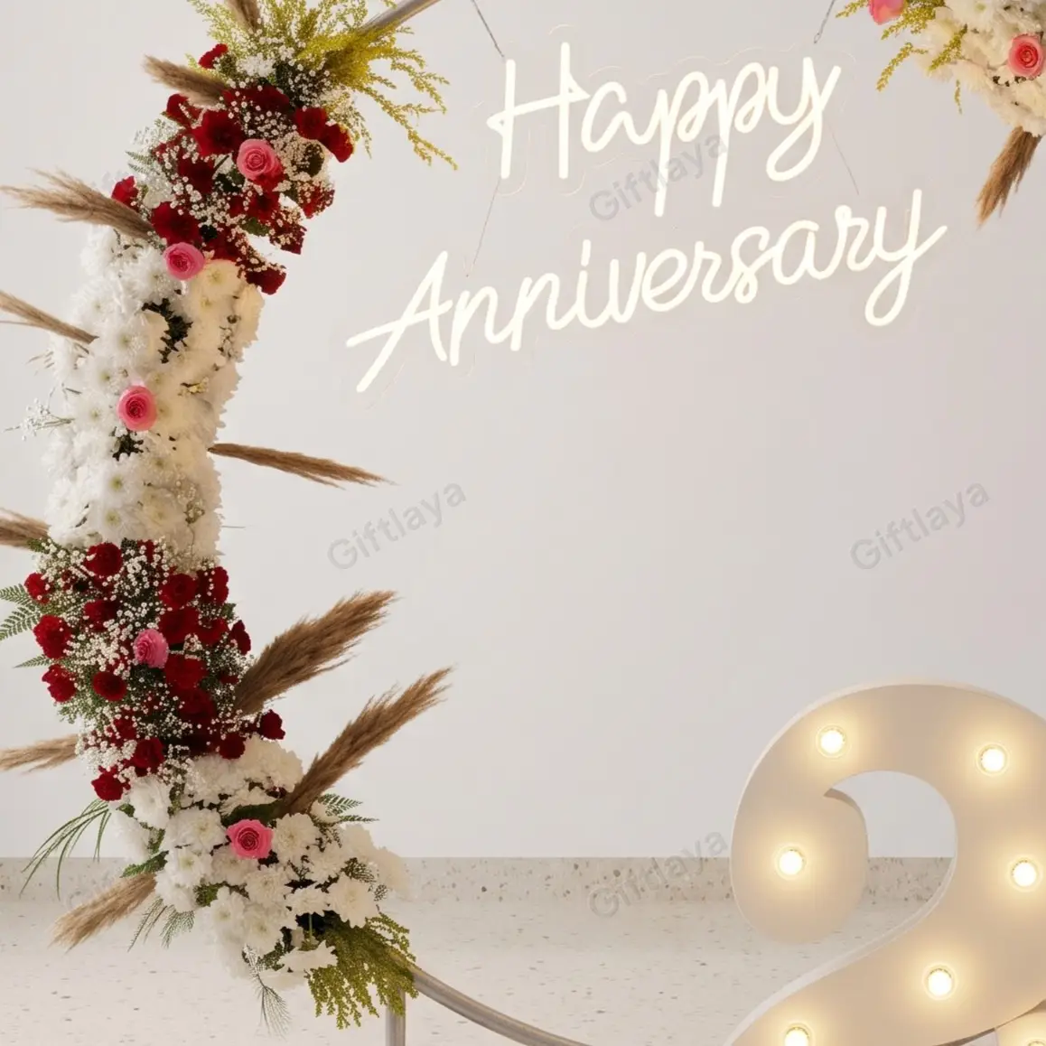 Flower Anniversary Backdrop — photo 2