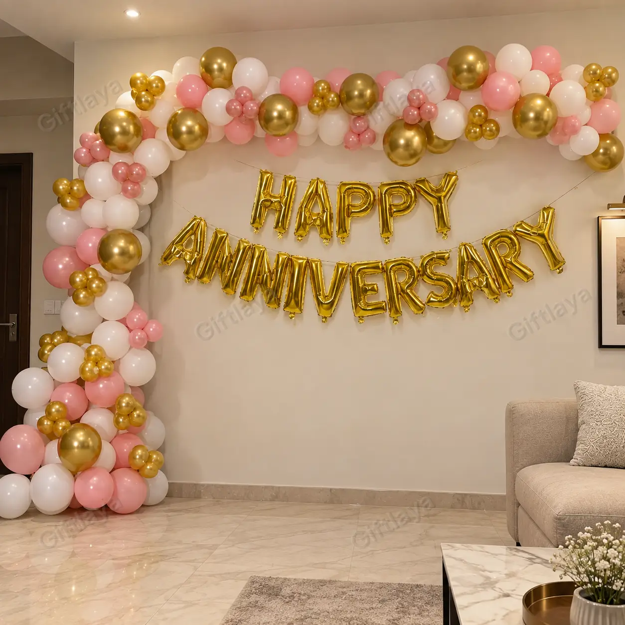 Pastel Balloon Arch Decoration