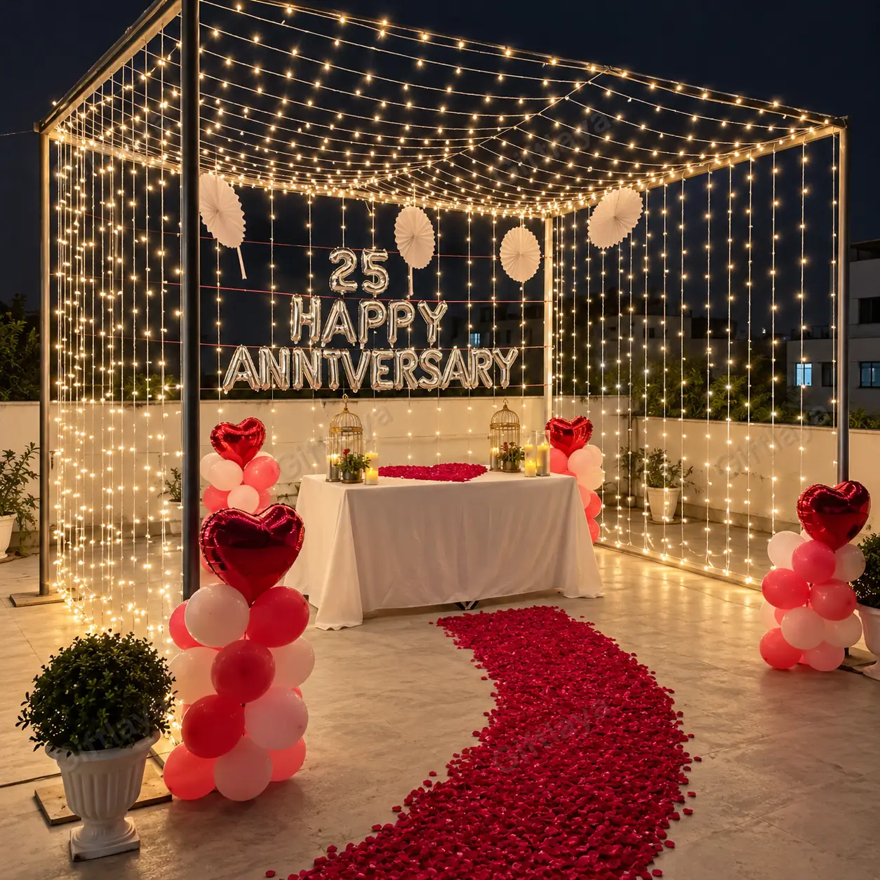 Premium Anniversary Terrace Decor — photo 2