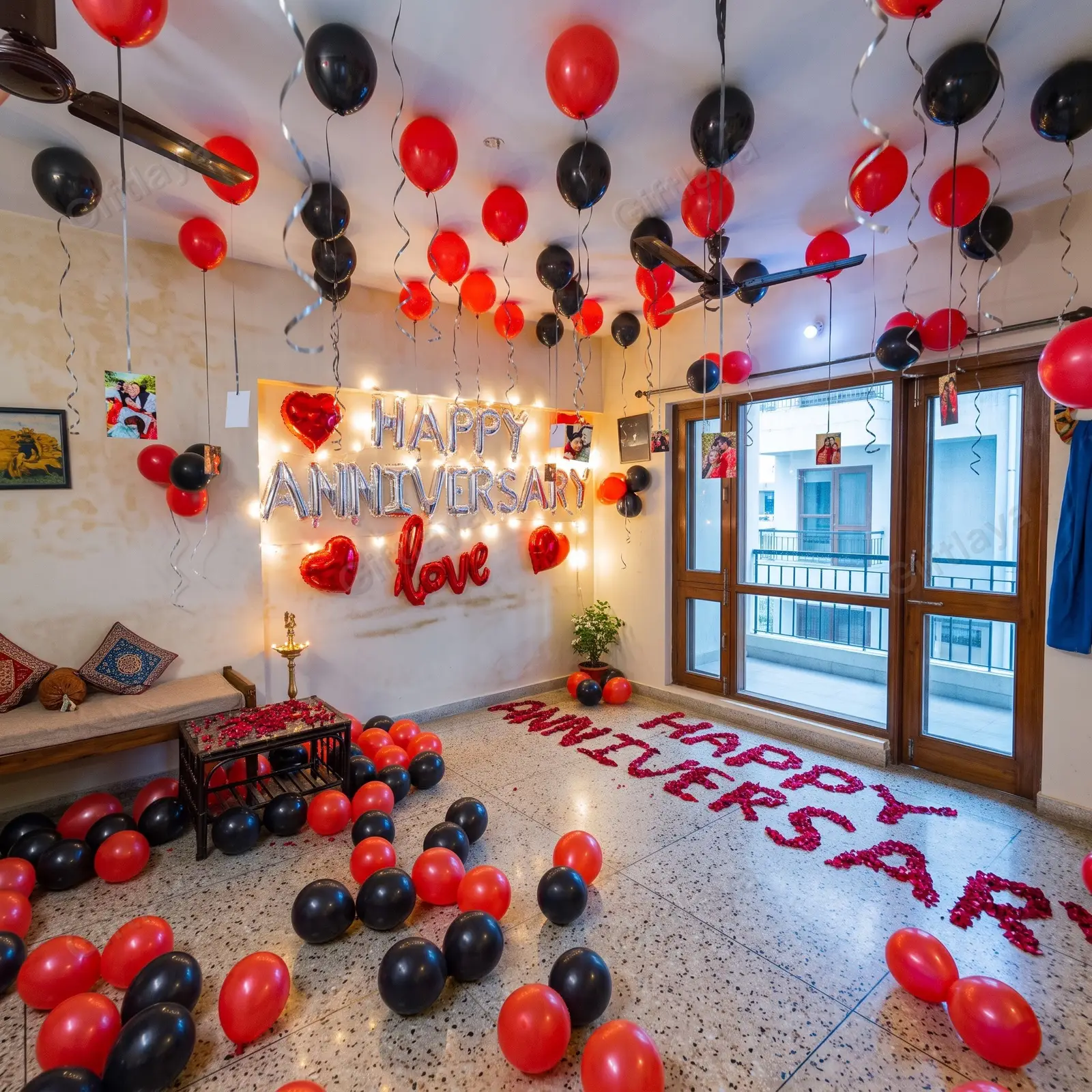 Red and White Theme Anniversary