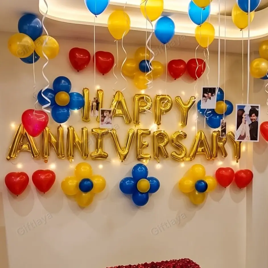 Romantic Anniversary Hall Setup — photo 3
