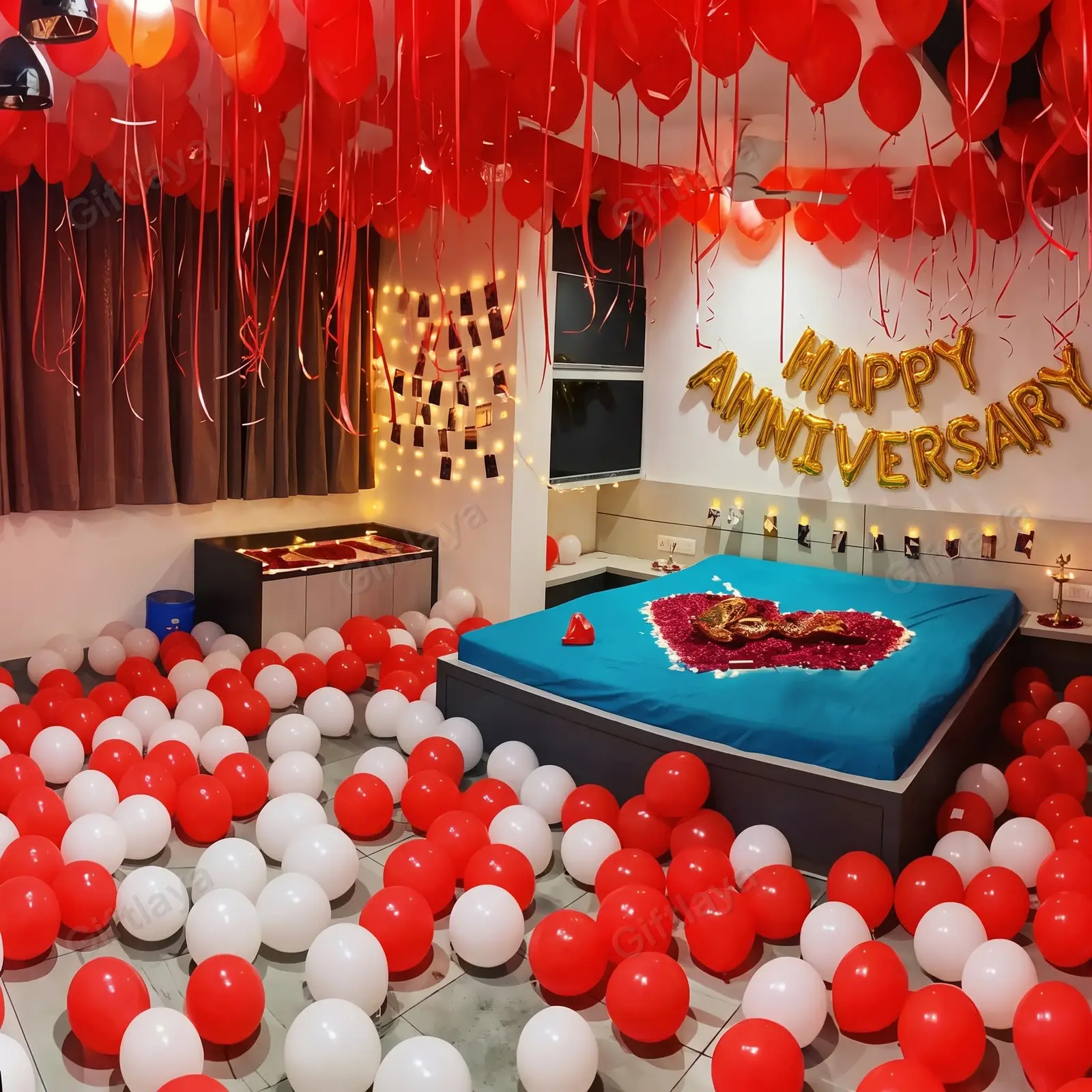 Surprise Anniversary Room Decor