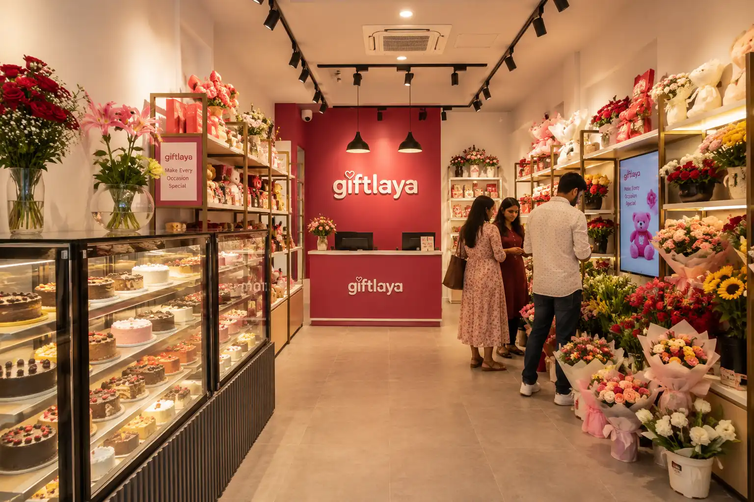 Inside a Giftlaya store