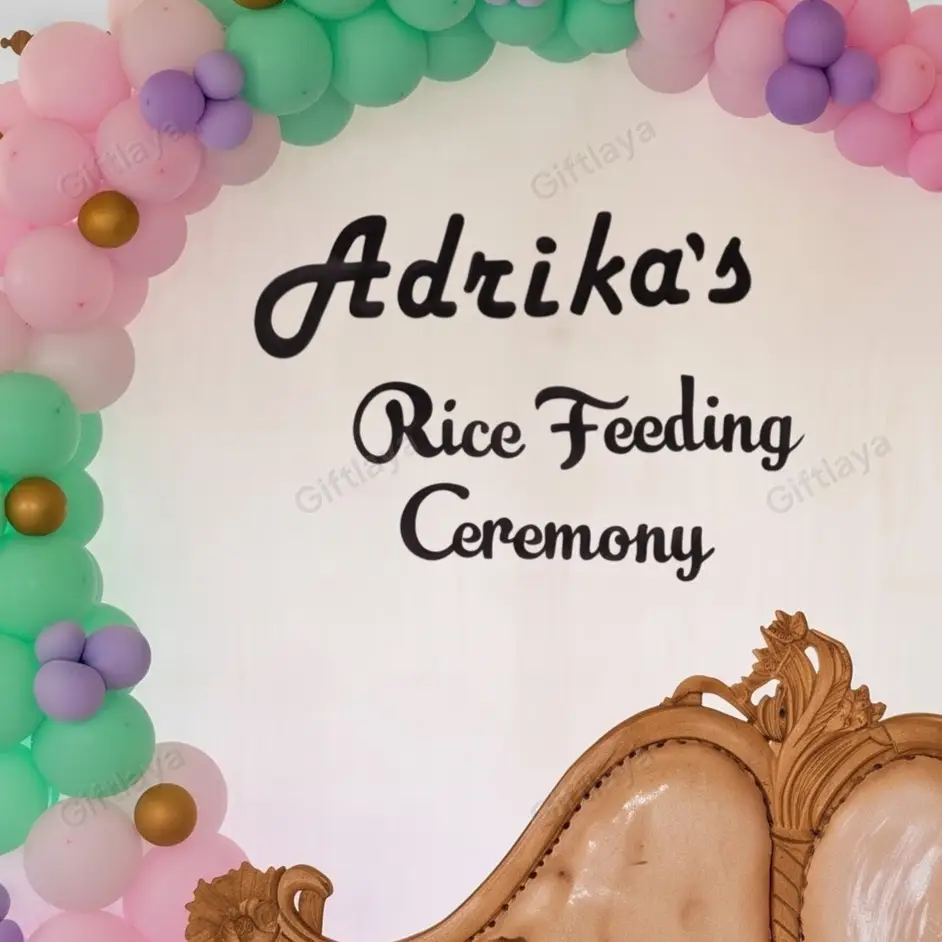 Baby Rice Ceremony Decoration — photo 2