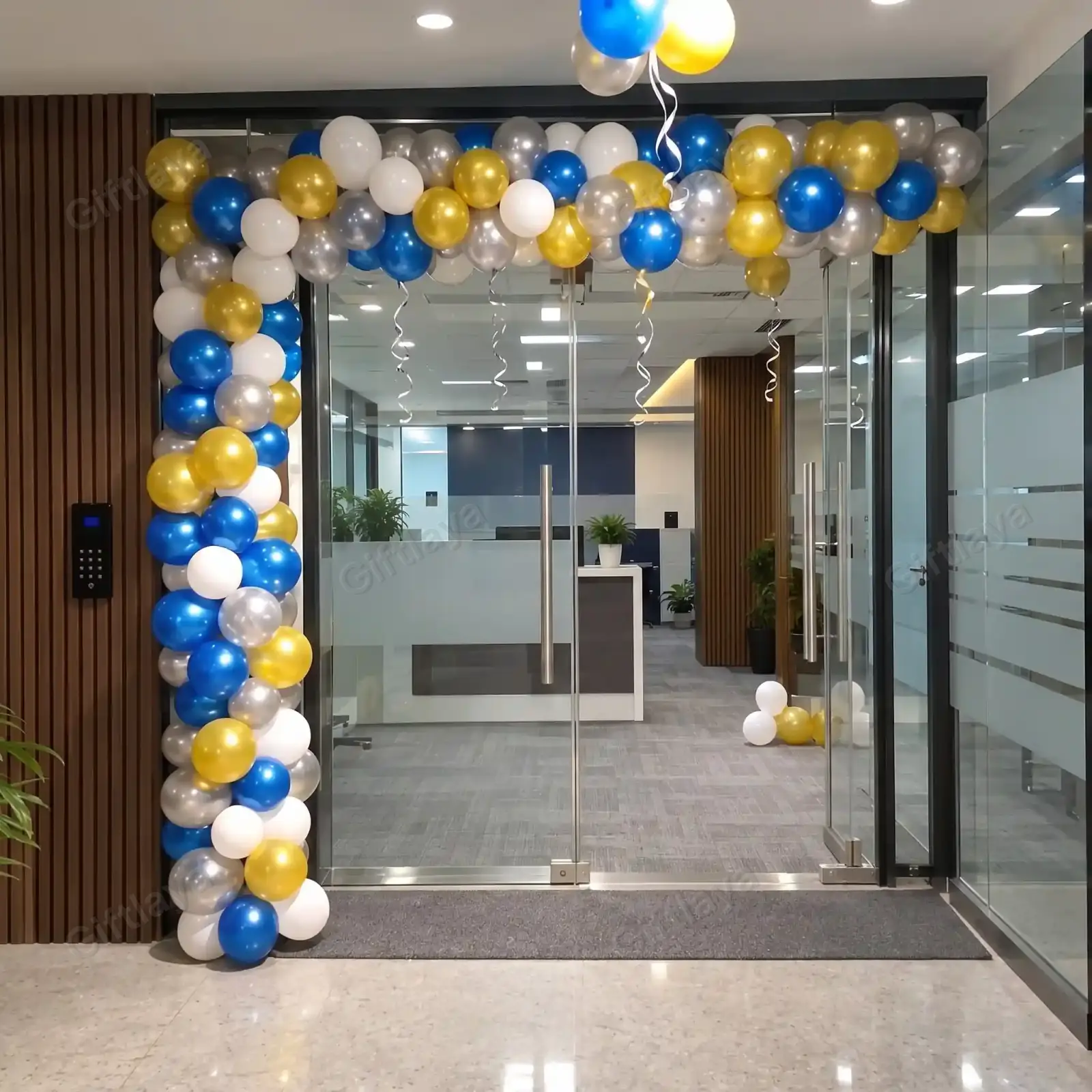 Balloon Decoration at Office