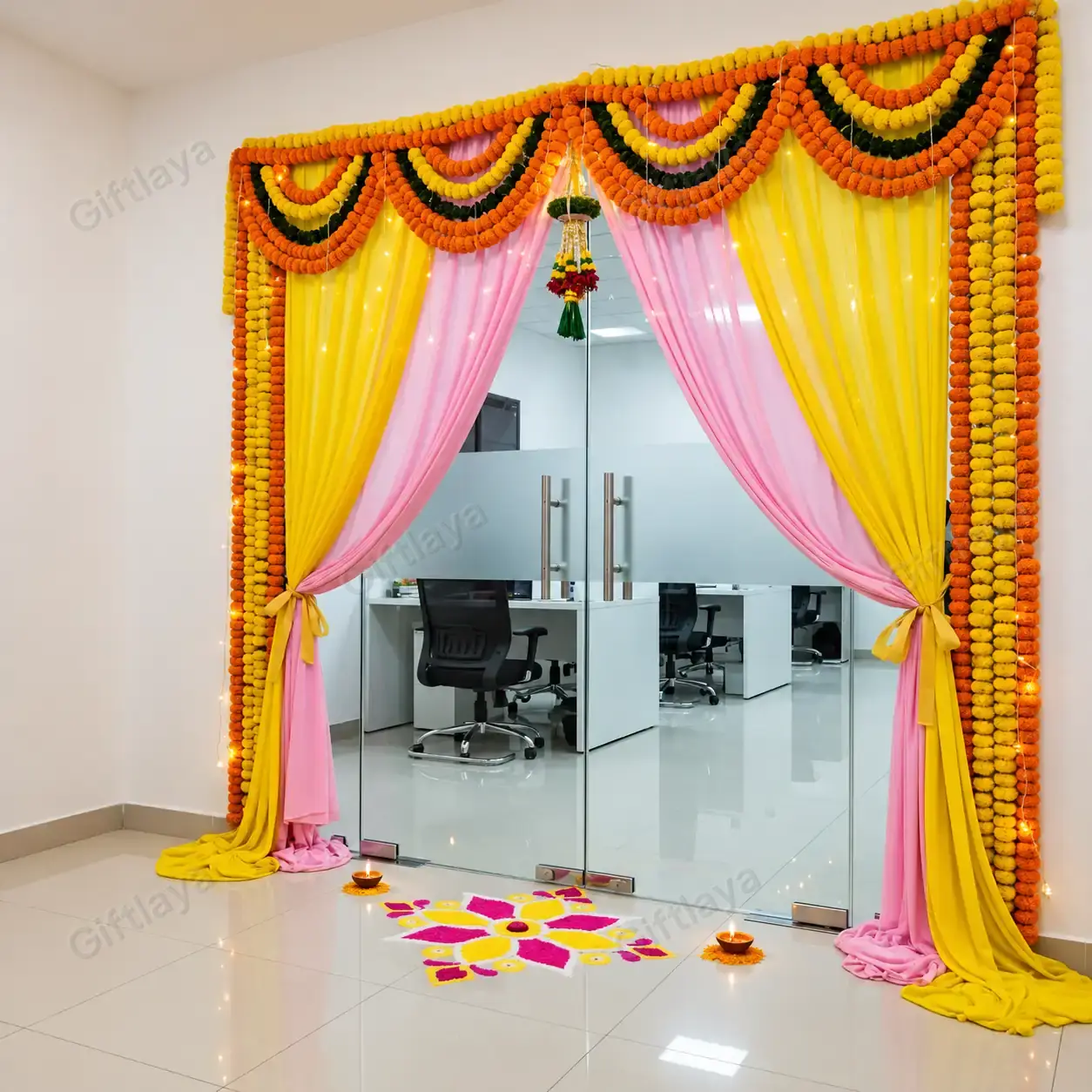 Diwali Office Gate Decoration — photo 2