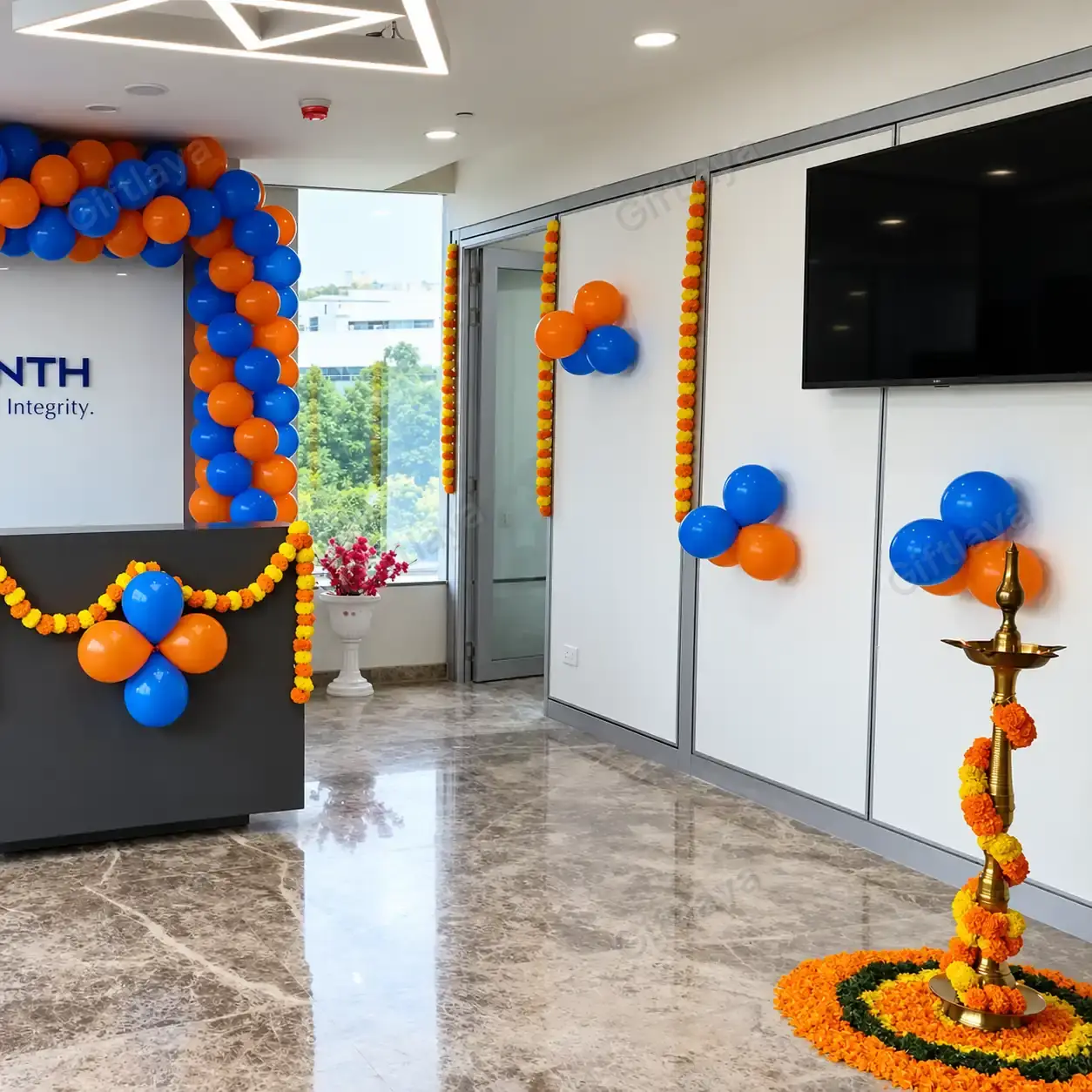 Full Office Decoration for Diwali — photo 2