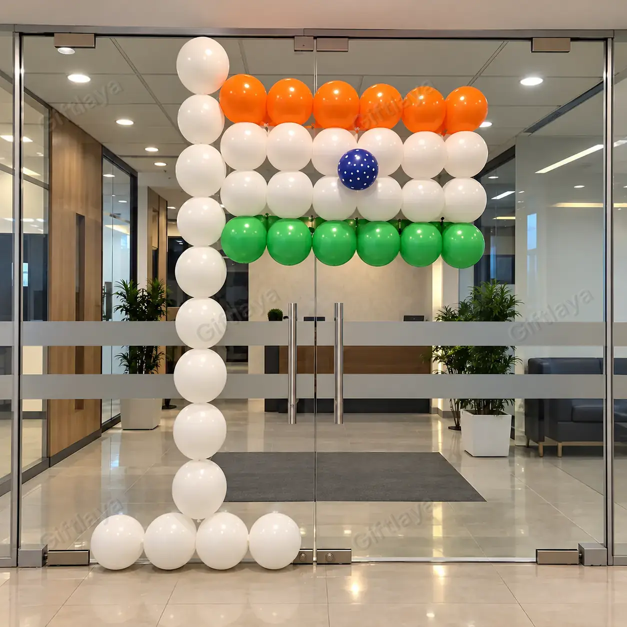 Independence Day Office Setup