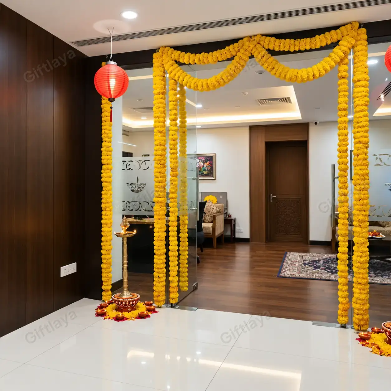 Office Entry Gate Diwali Decor — photo 2