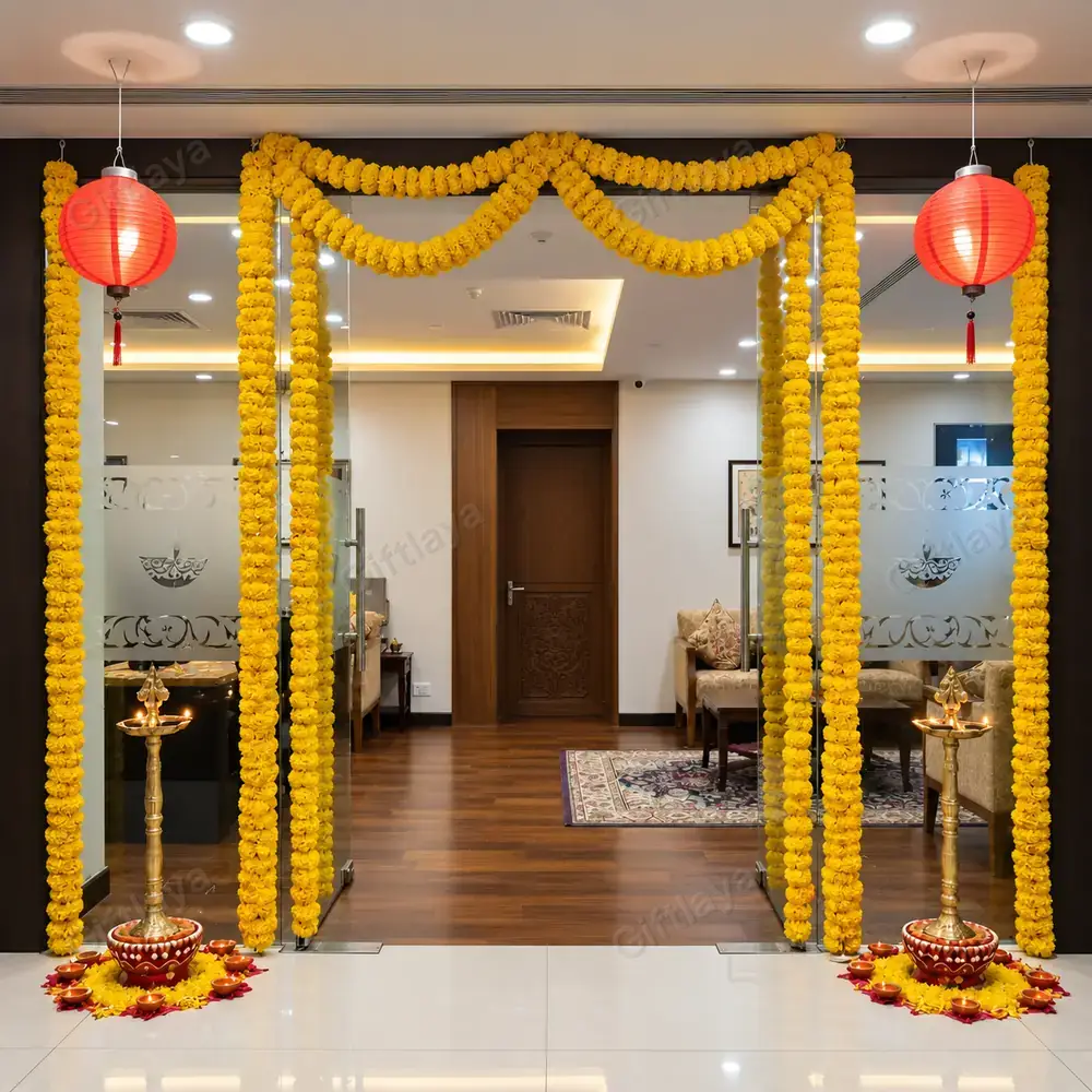 Office Entry Gate Diwali Decor