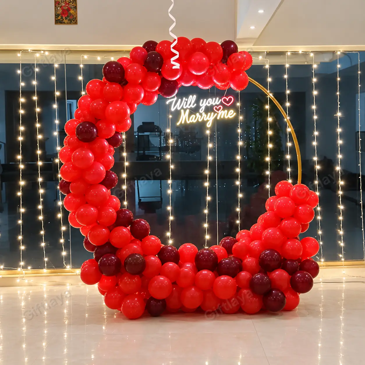 Love Proposal Decoration