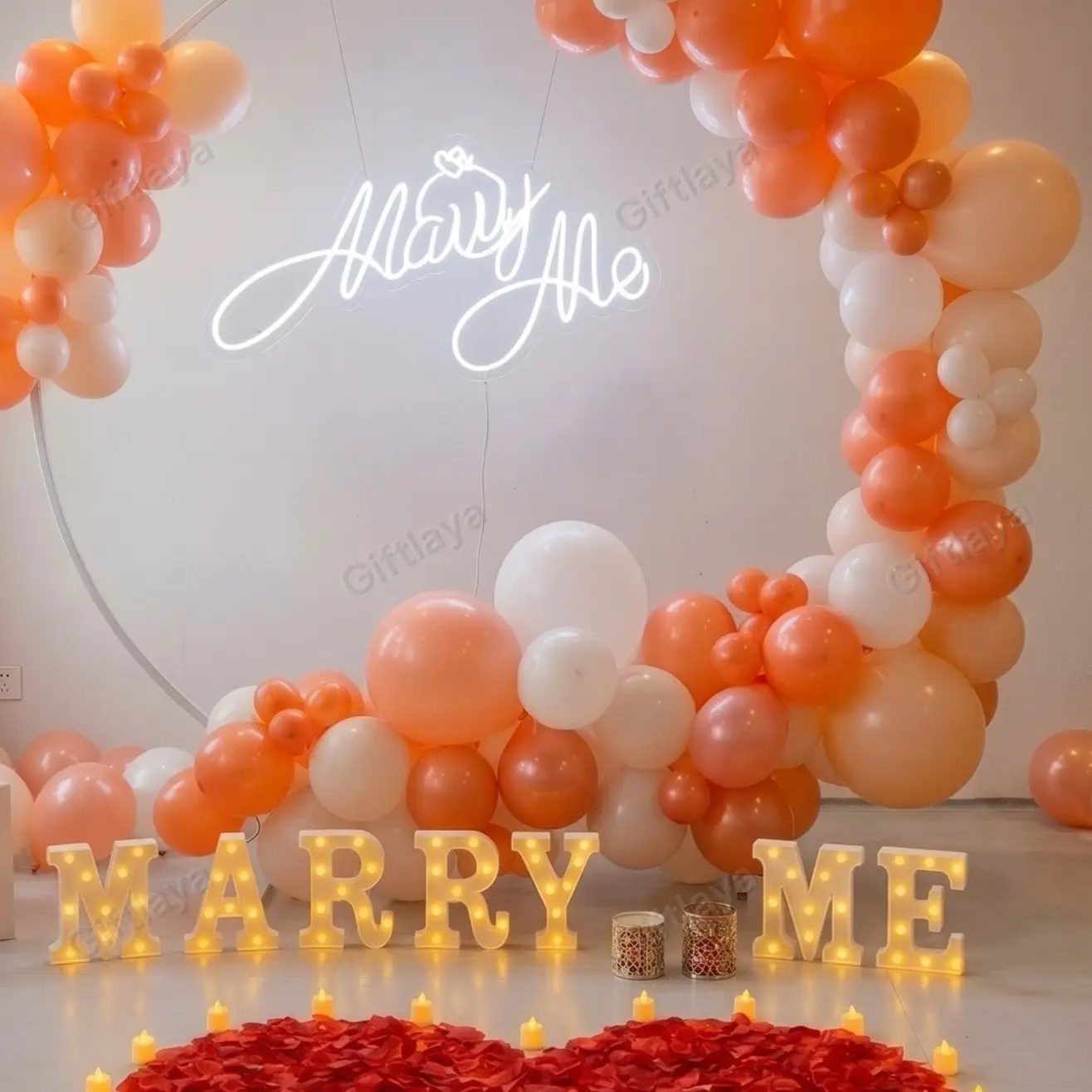 Marry Me Proposal Decoration at Home — photo 2