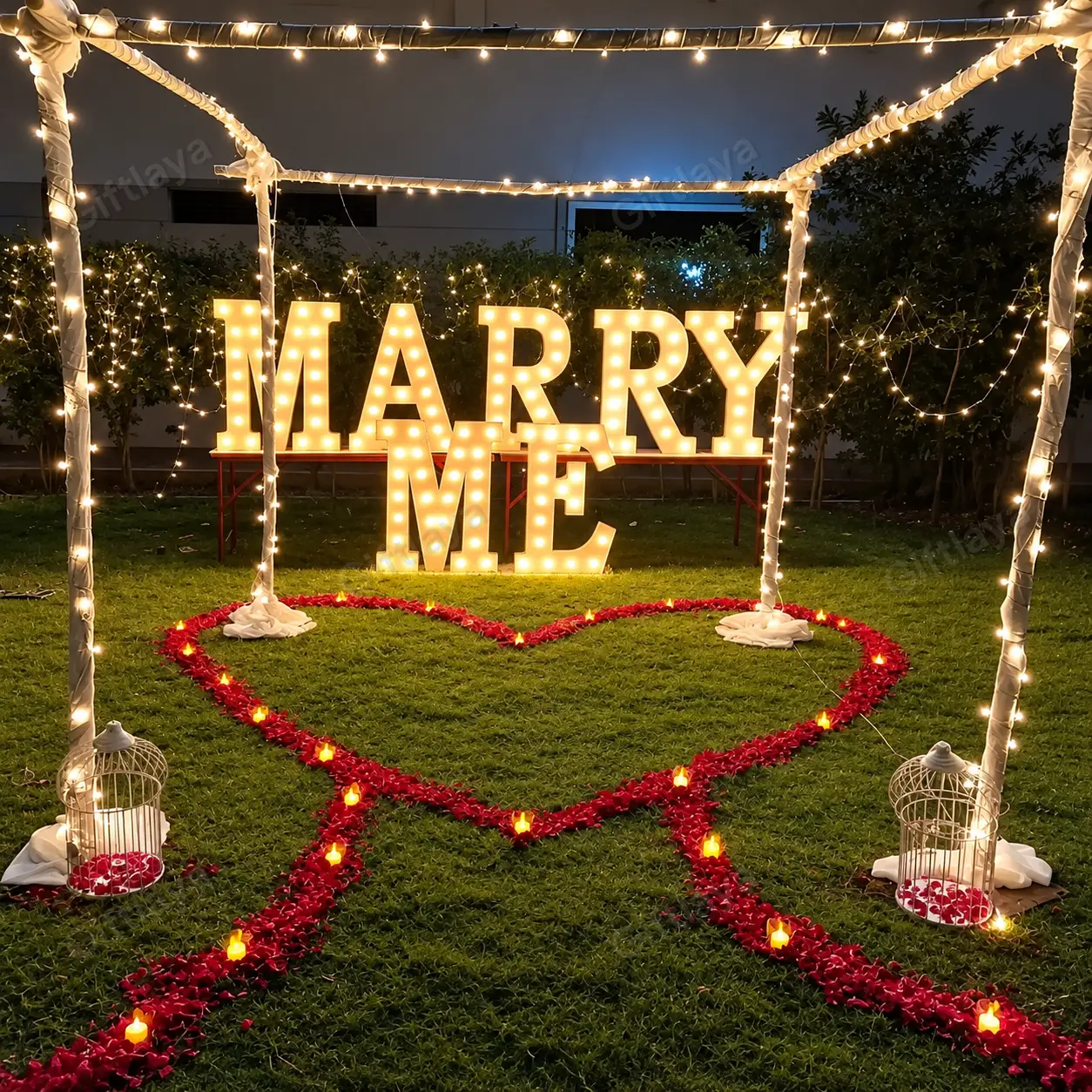 Outdoor Proposal Decoration