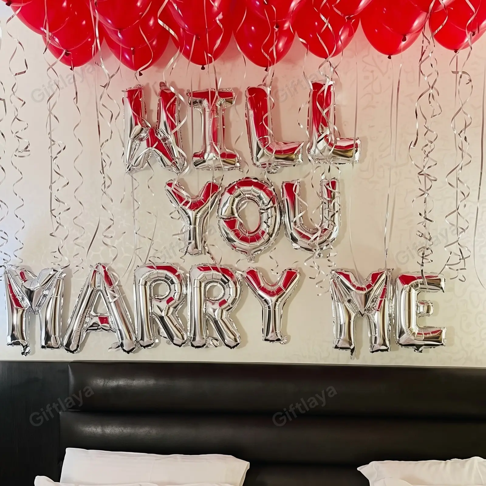 Proposal Bed Decoration — photo 3