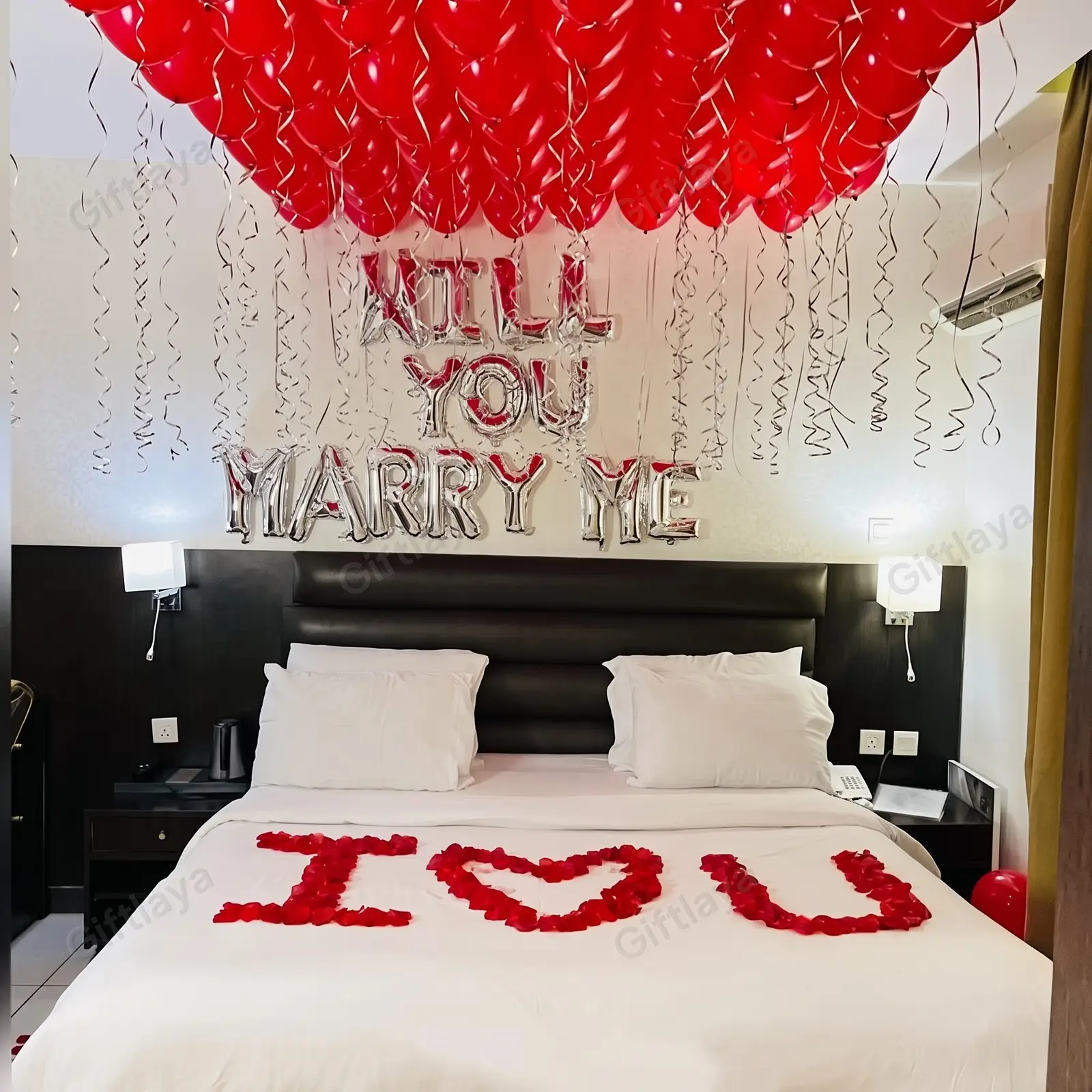 Proposal Bed Decoration — photo 2