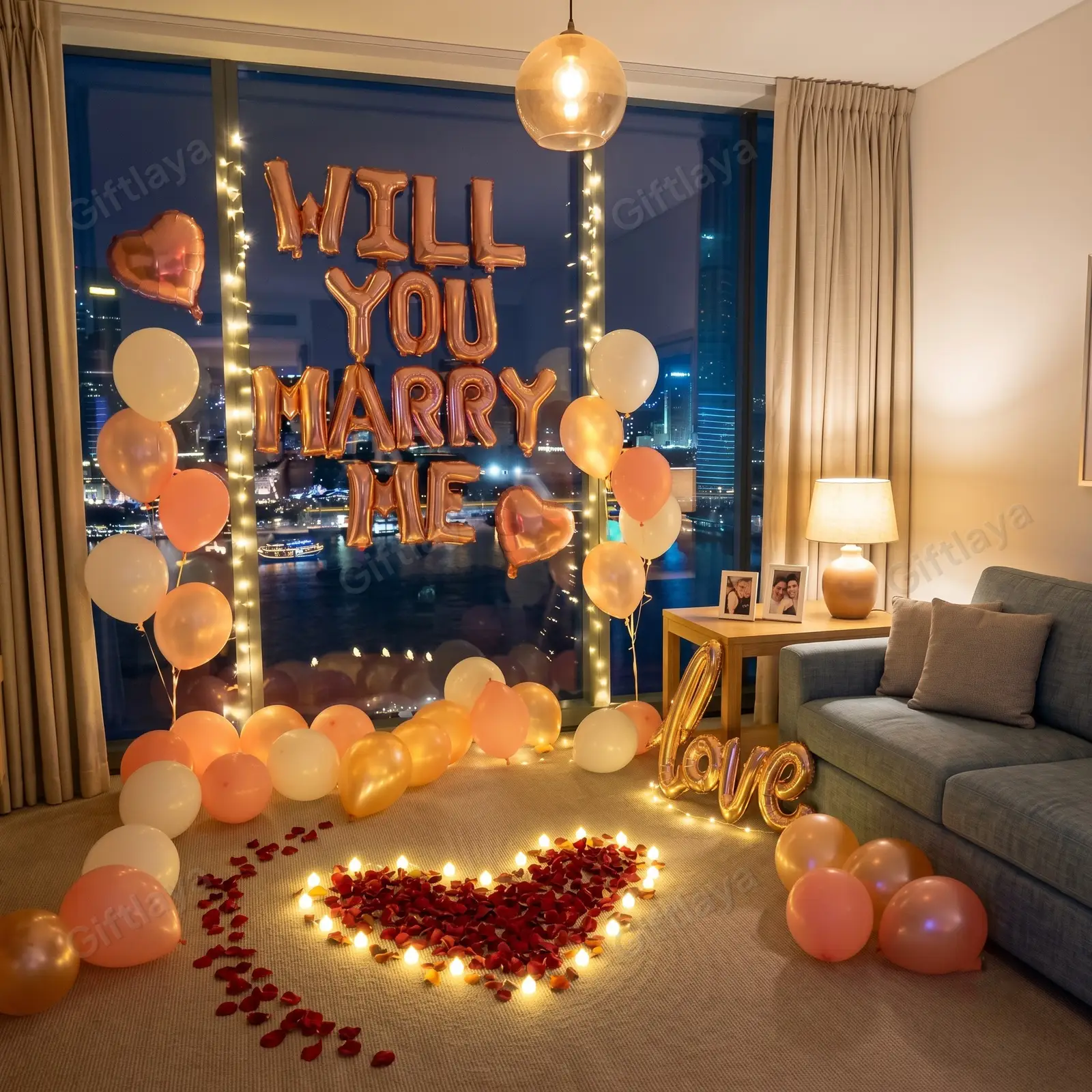Surprise Proposal Decoration