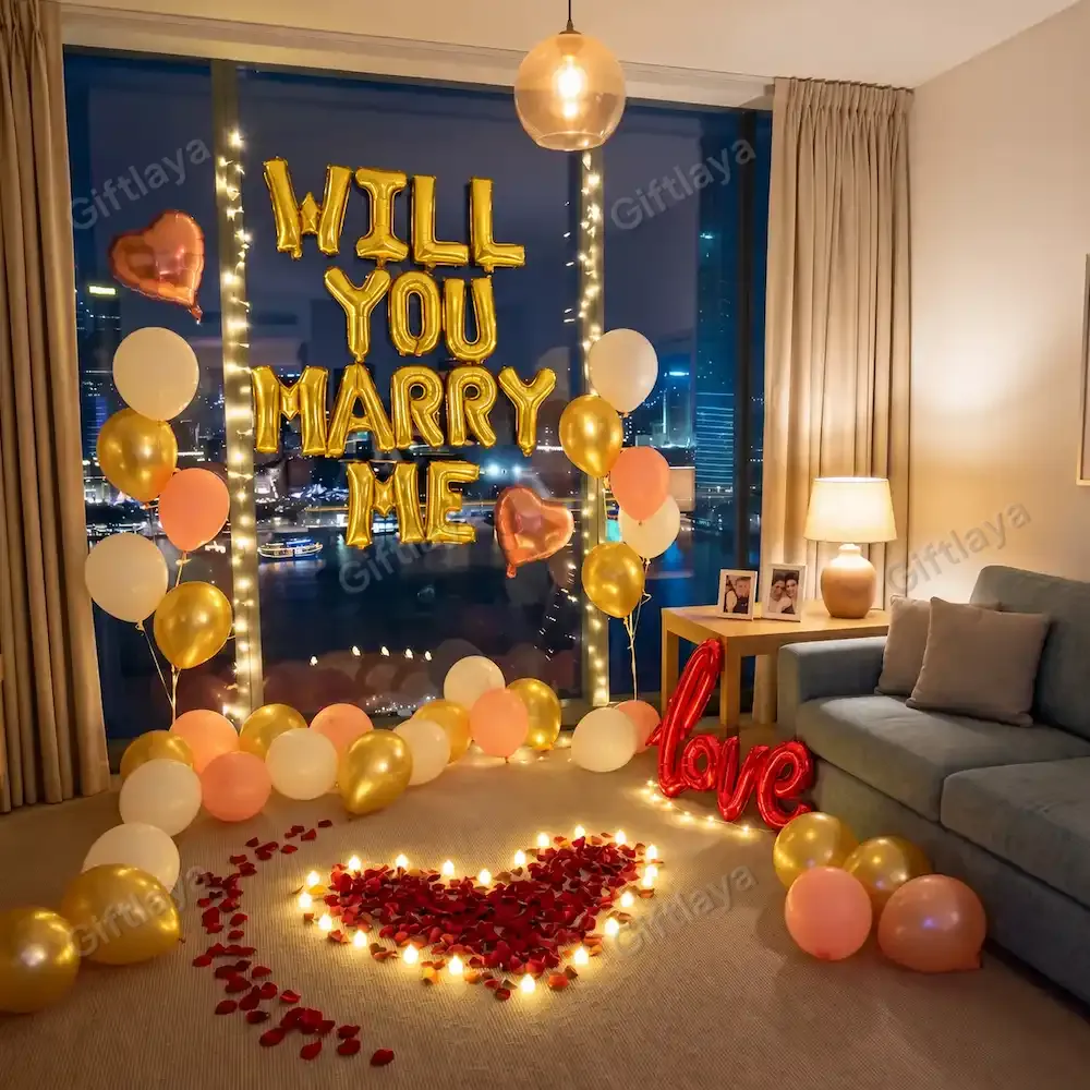 Surprise Proposal Decoration