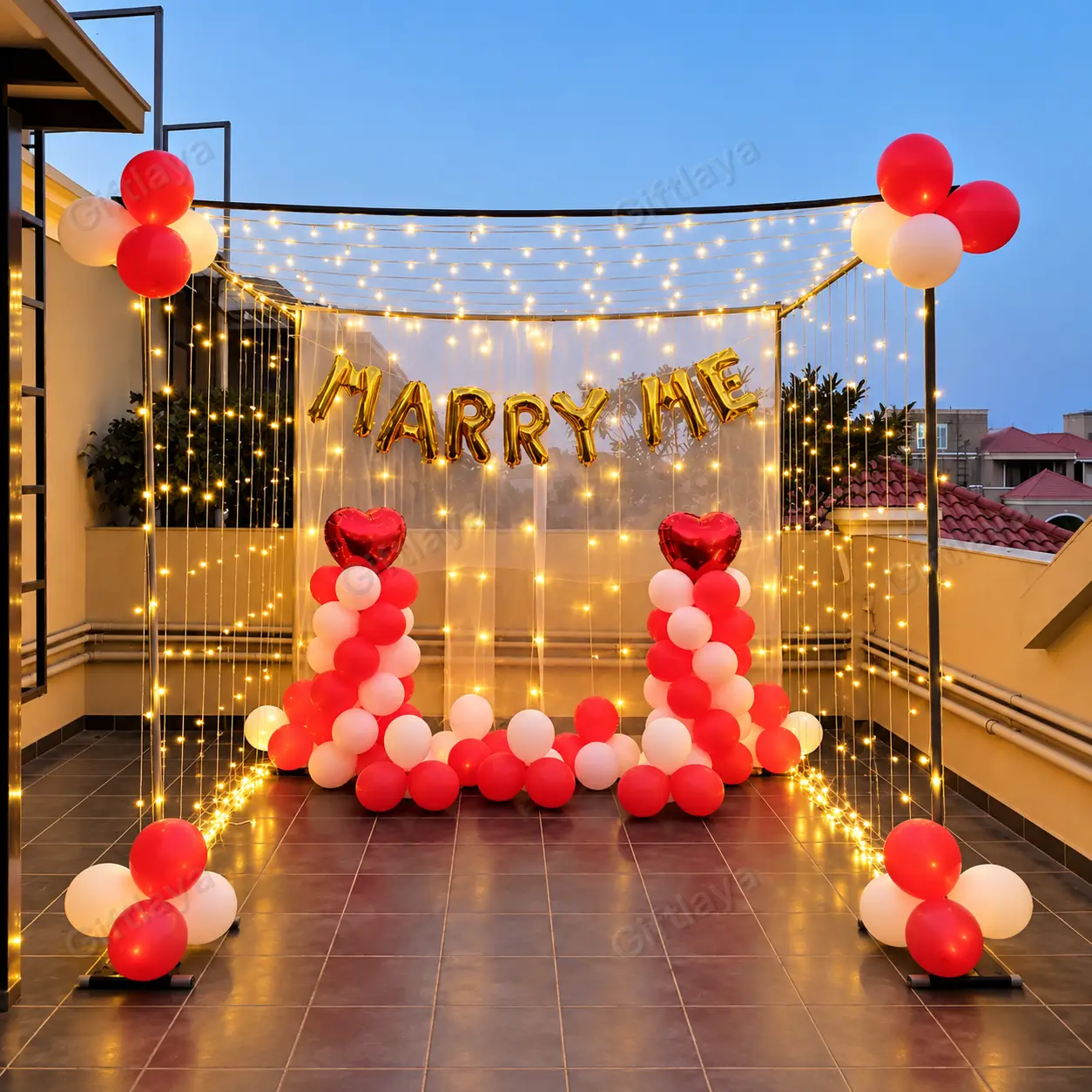 Terrace Proposal Decoration — photo 2