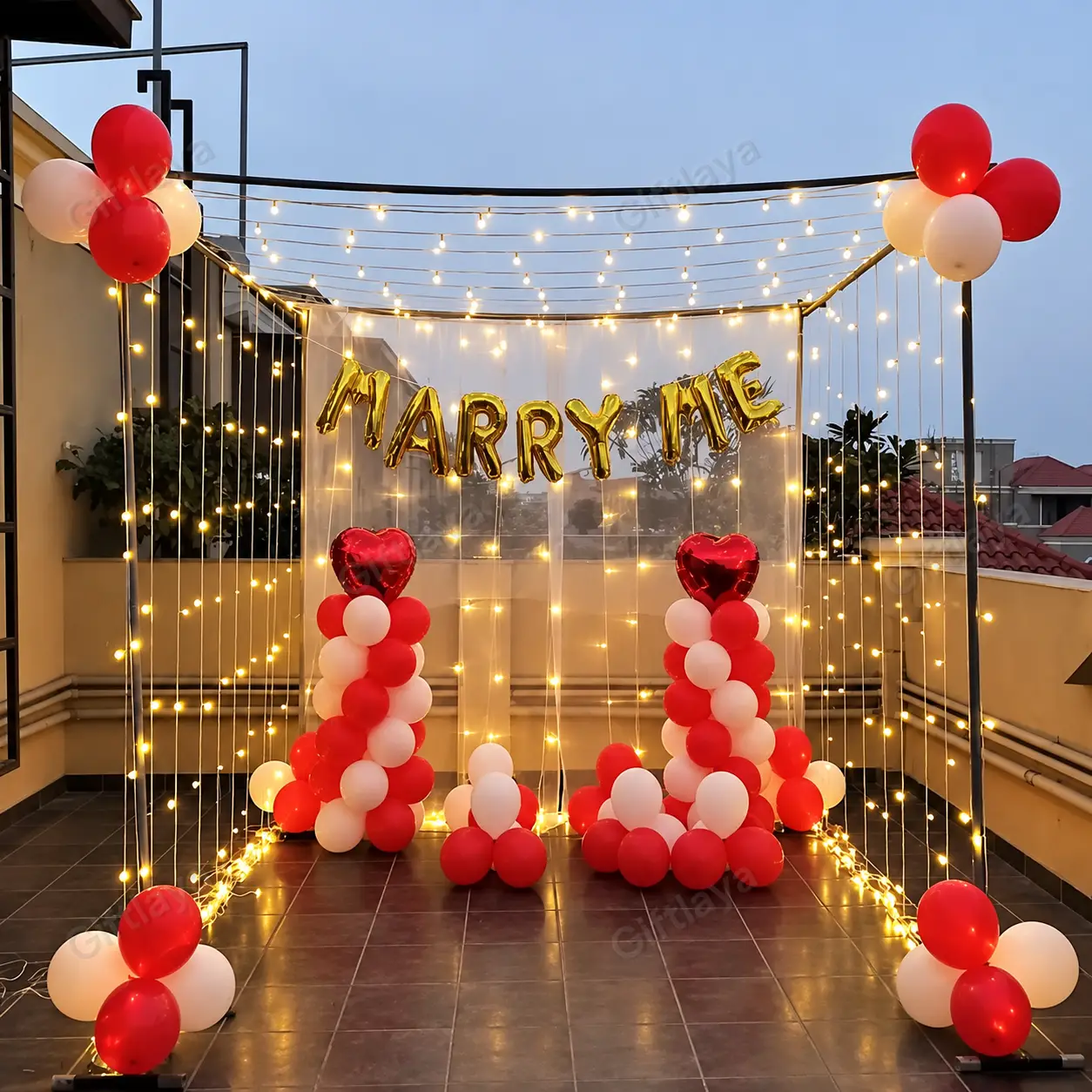 Terrace Proposal Decoration