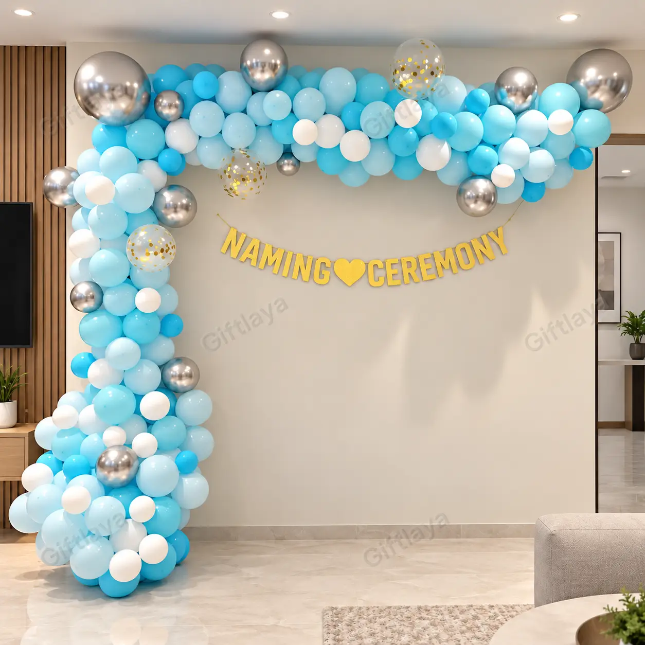 Baby Boy Naming Arch