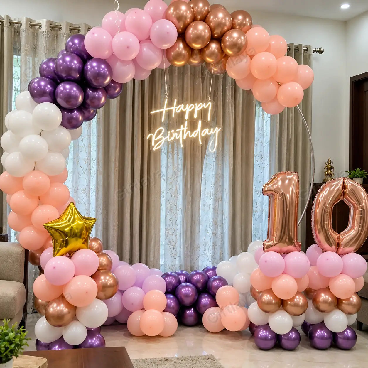 10th Birthday Decoration
