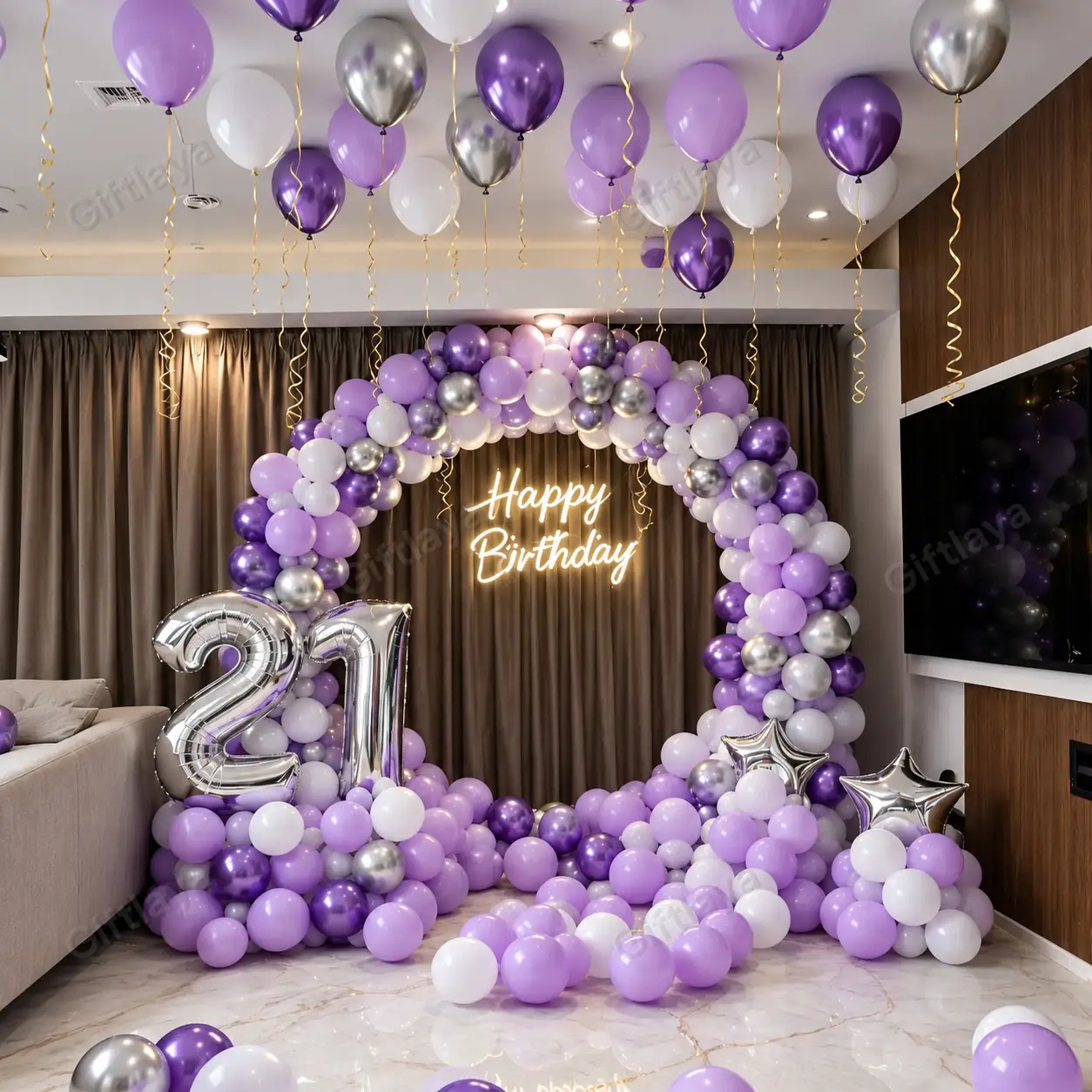 21st Birthday Celebration Decor