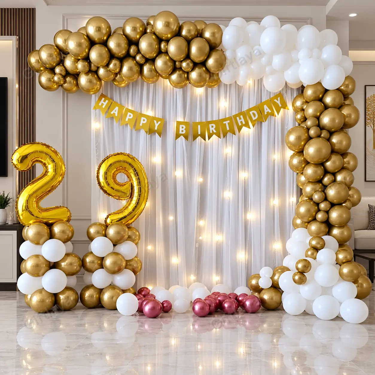 Birthday Backdrop Decoration