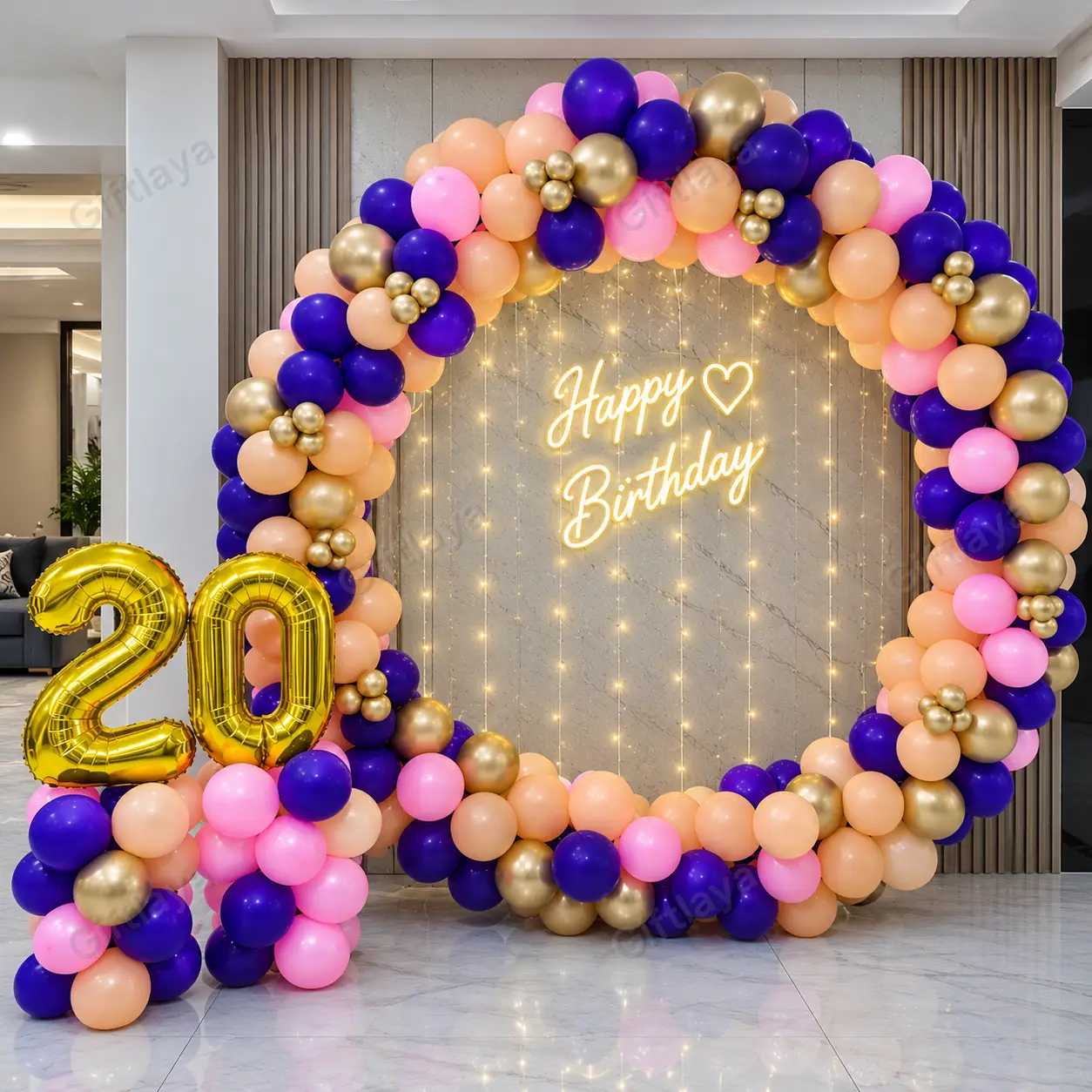 Birthday Ring Setup