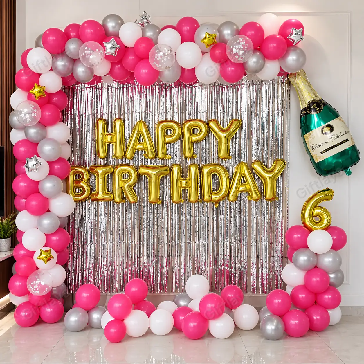 Champagne Bottle Decoration