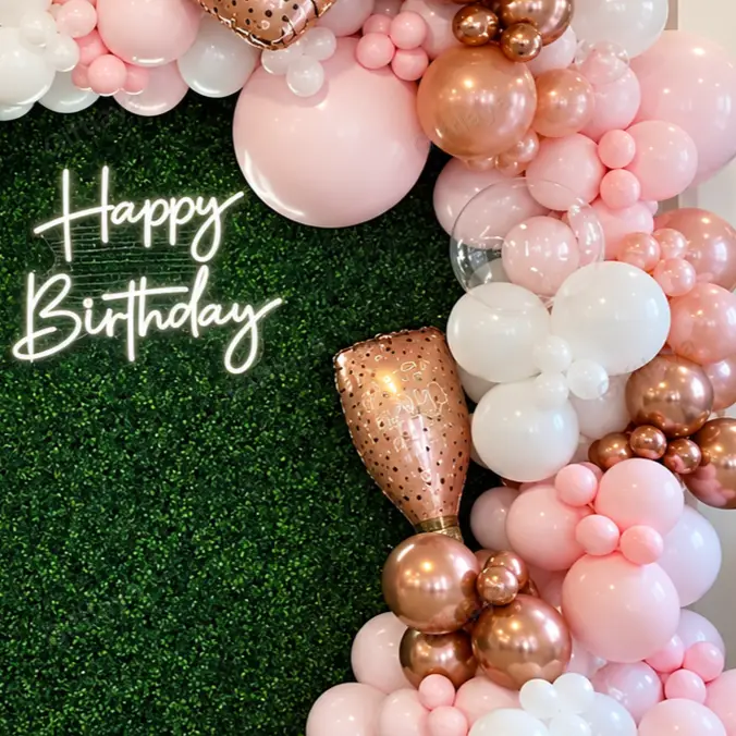 Green Backdrop Birthday Decoration — photo 3