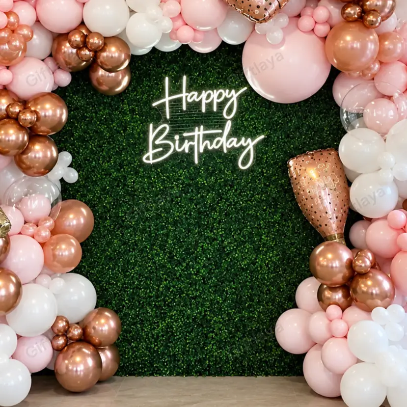 Green Backdrop Birthday Decoration — photo 2