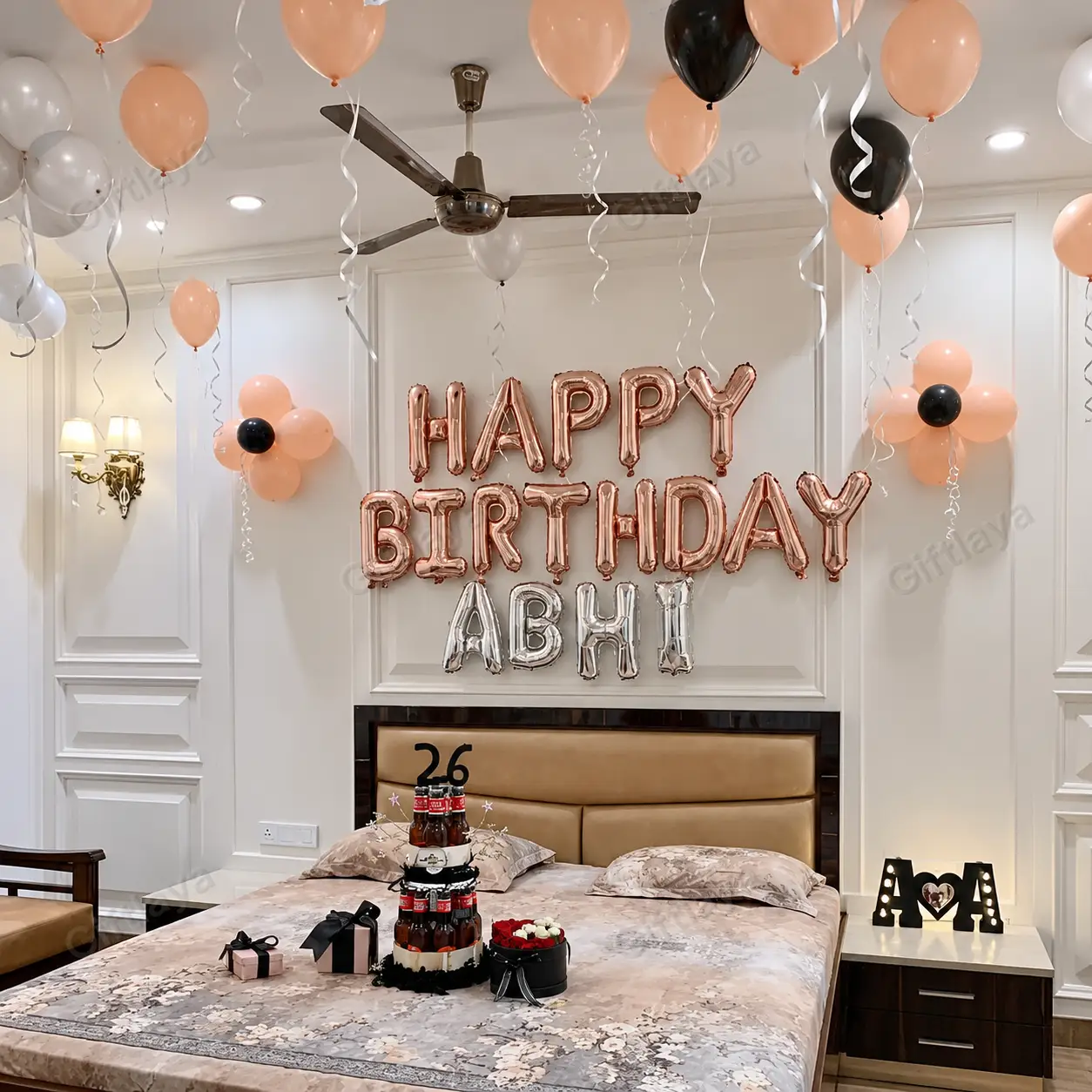 Rose Gold Room Decoration