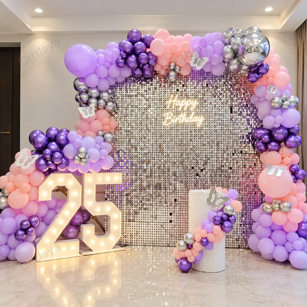 Sequence Girl Birthday Decoration