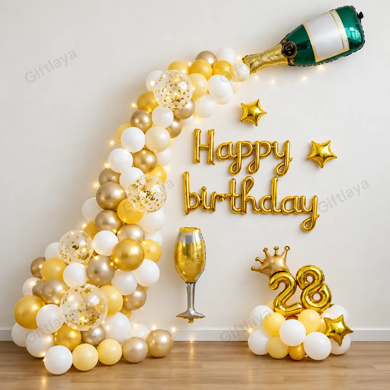 Simple Birthday Wall Decoration