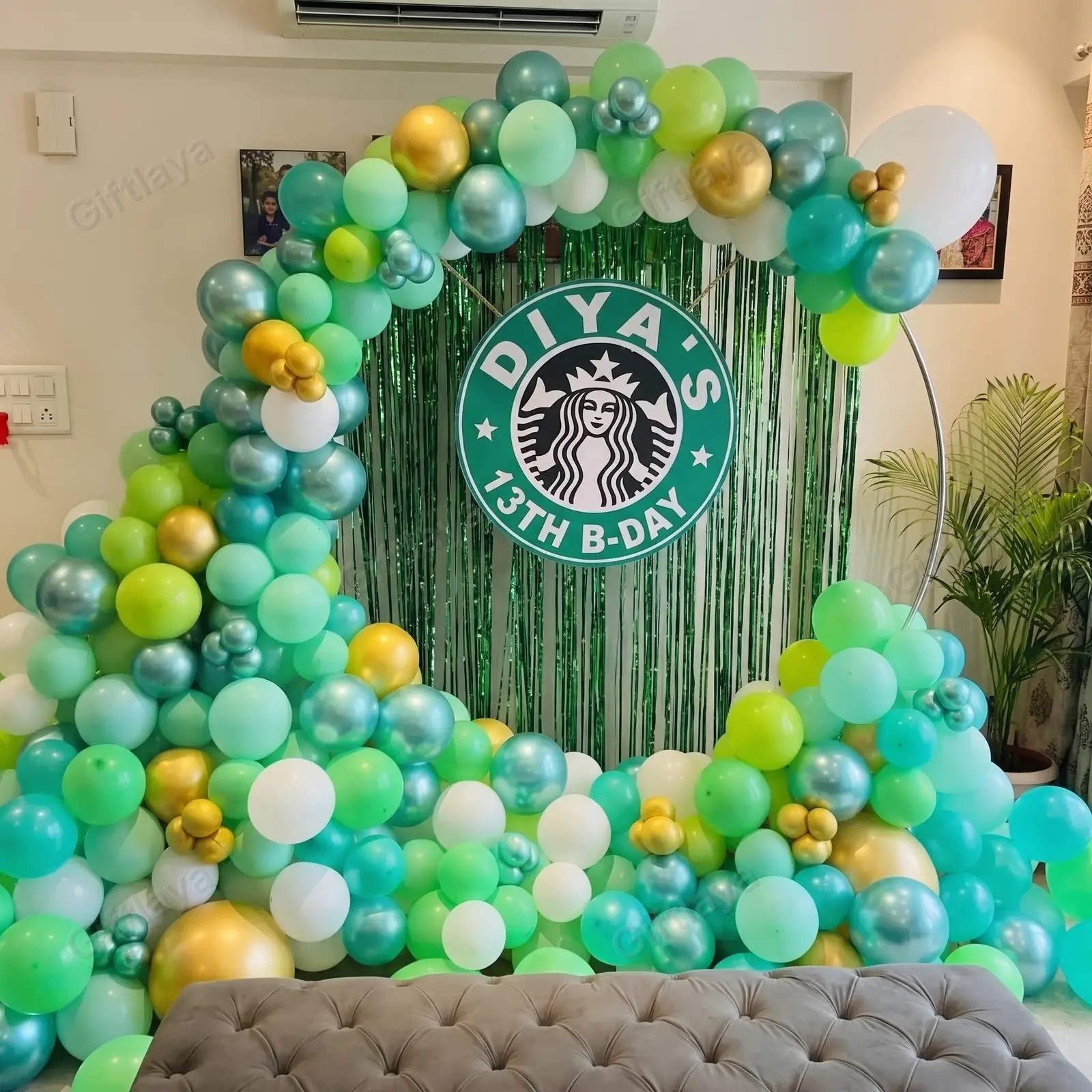 Starbucks Theme Birthday Decoration — photo 3