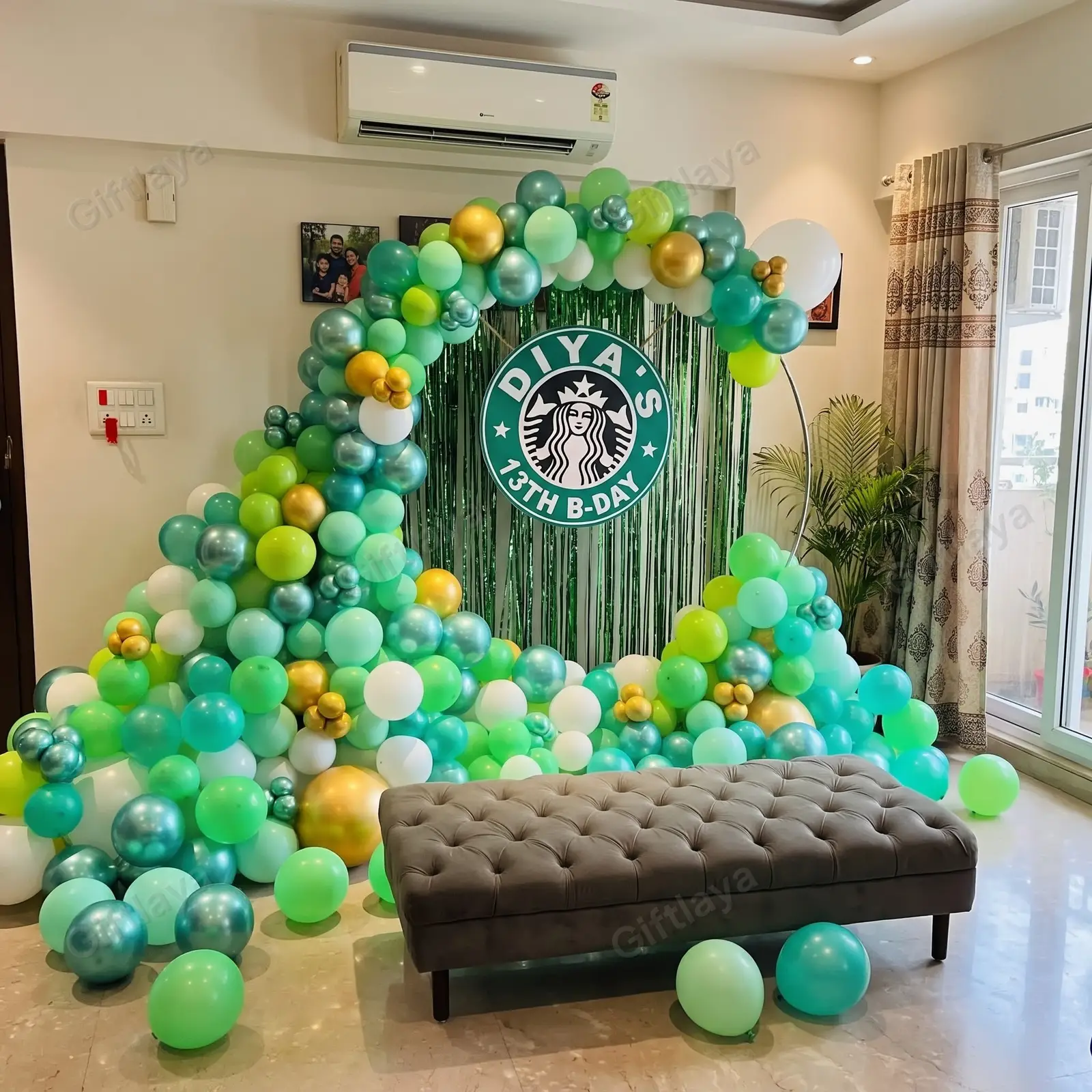 Starbucks Theme Birthday Decoration