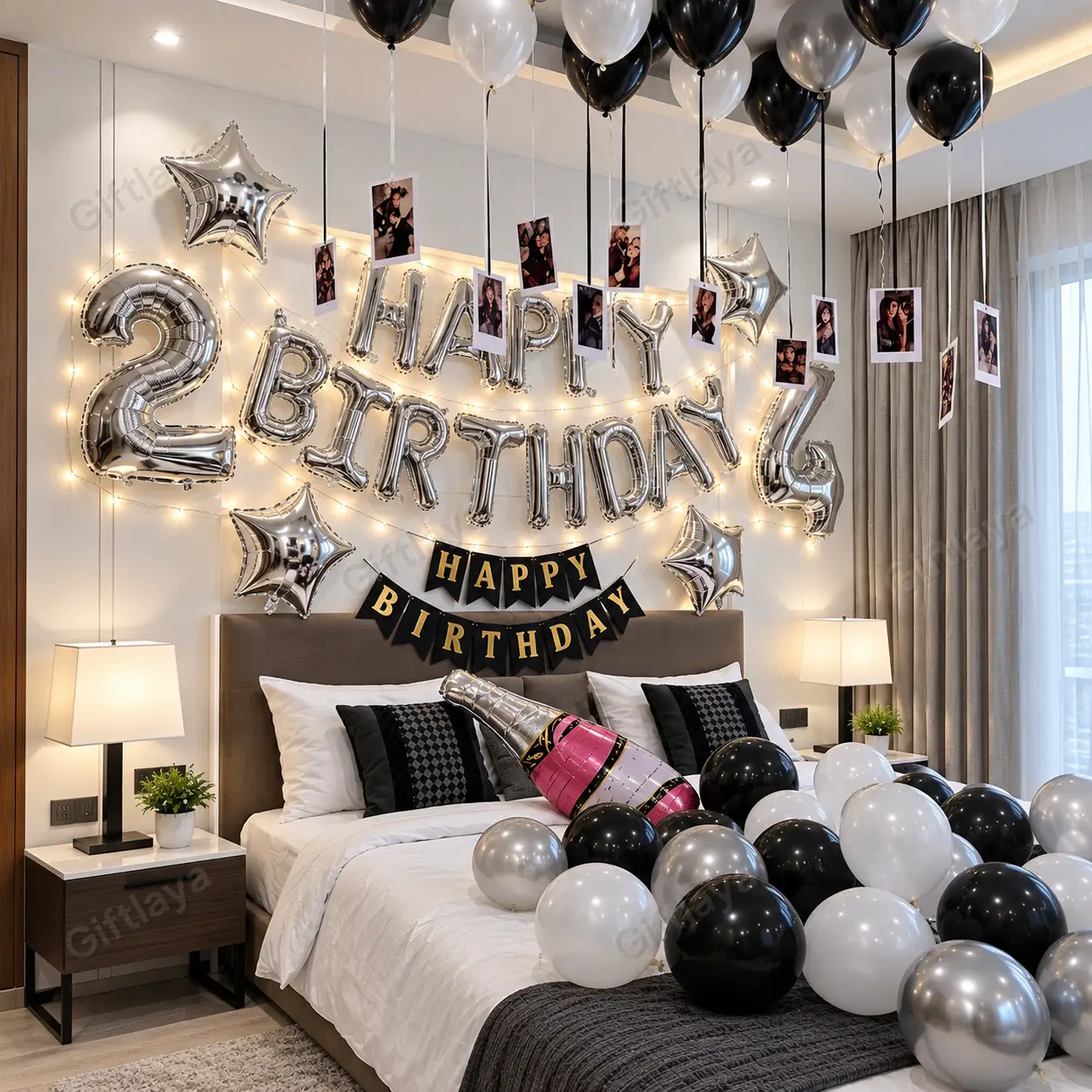Surprise Birthday Room Decoration — photo 2