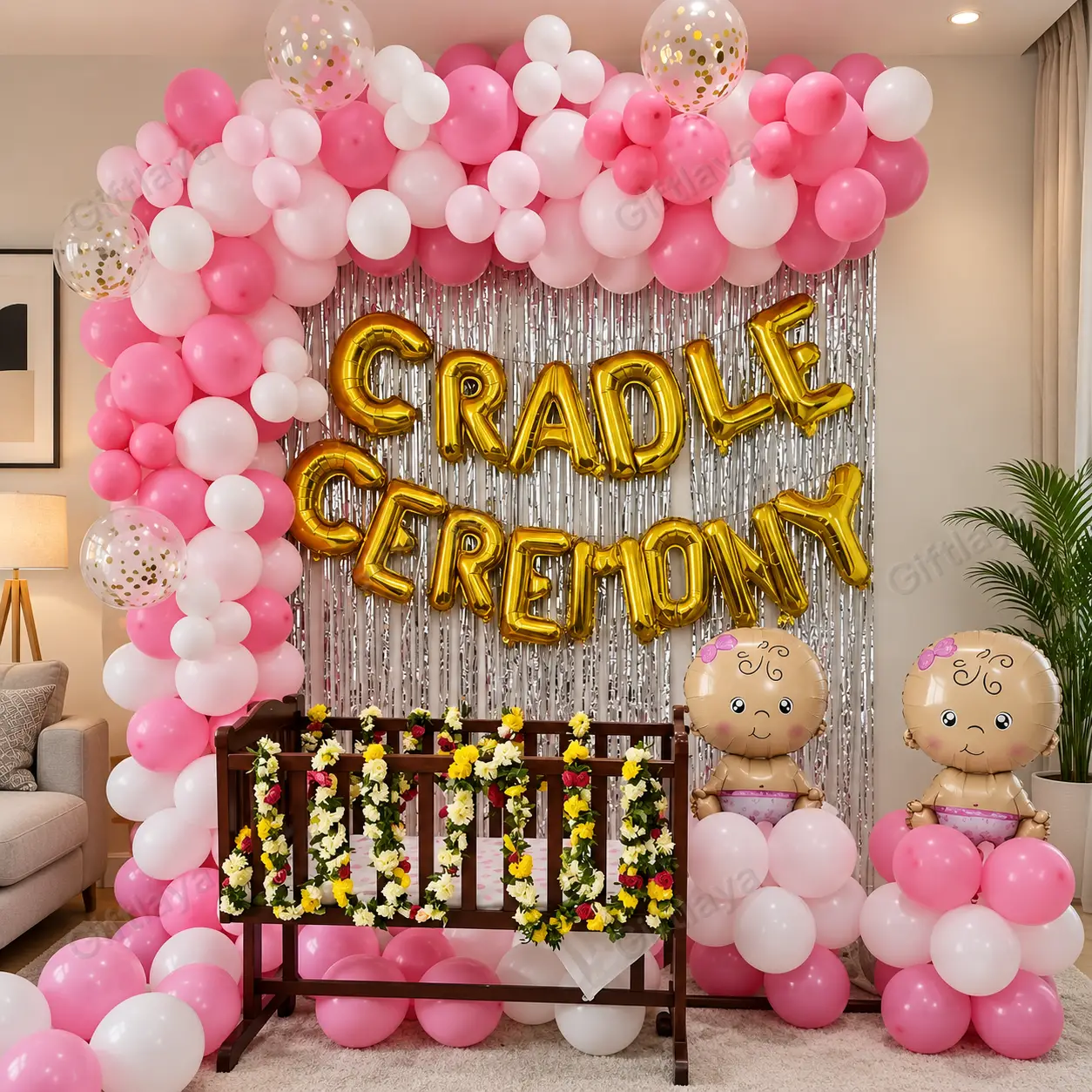 Cradle Balloon Decoration