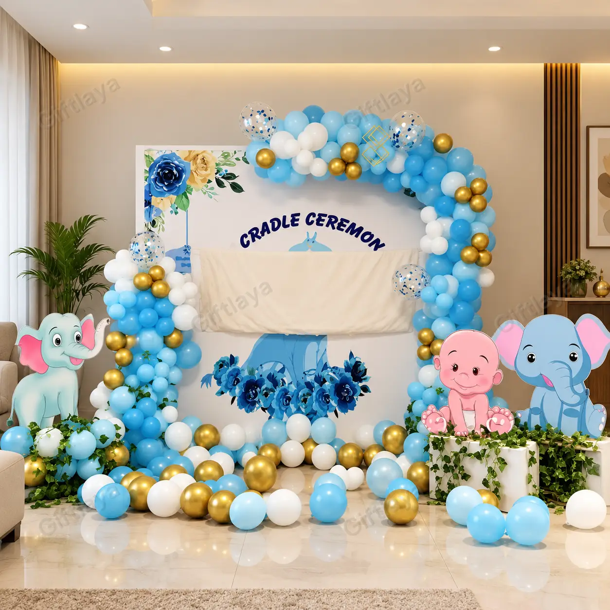 Cradle Ceremony Background — photo 3