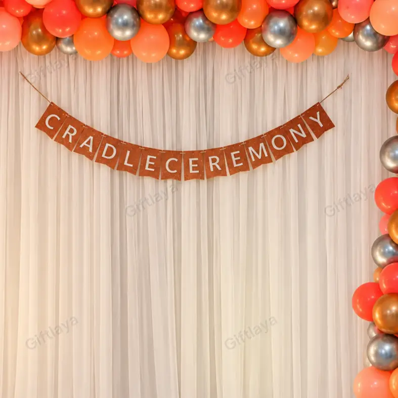 Elegant Cradle Ceremony Setup — photo 3