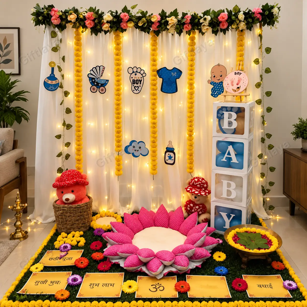 Flower Cradle Decoration